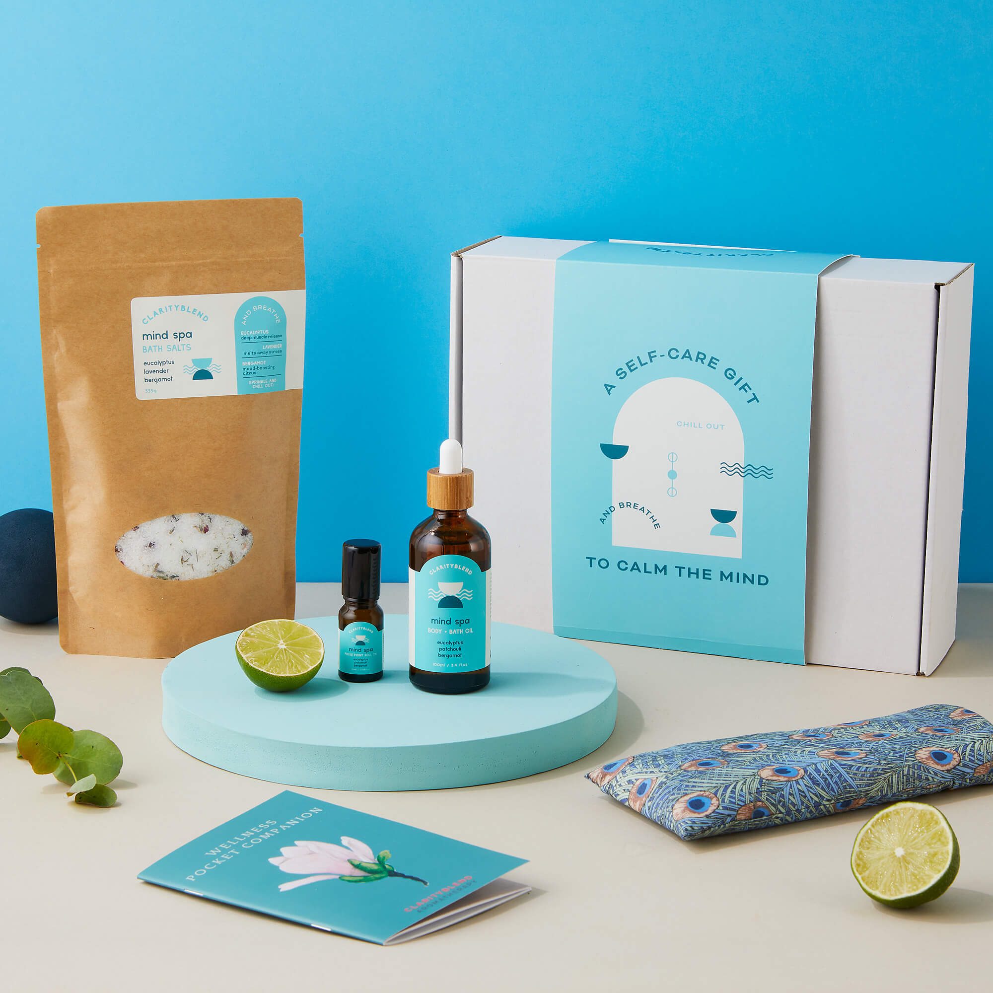 Clarity Blend The Mind Spa™ Large Personalised Aromatherapy Pamper Set