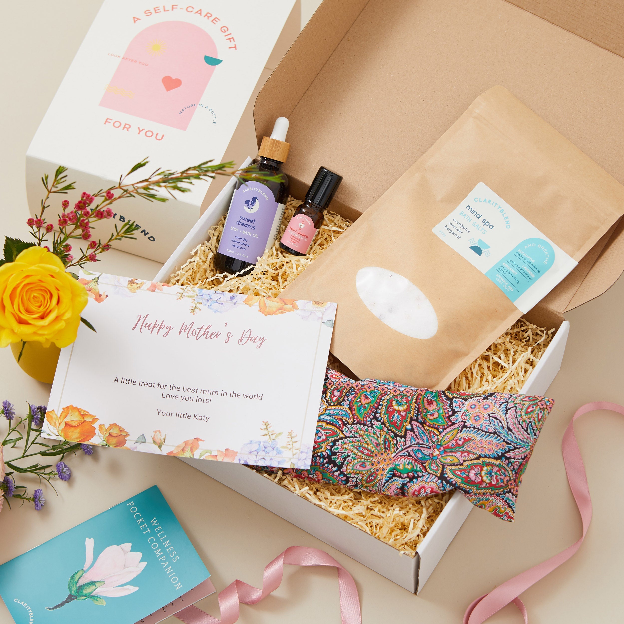 Clarity Blend Mother's Day Large Personalised Aromatherapy Pamper Gift Set