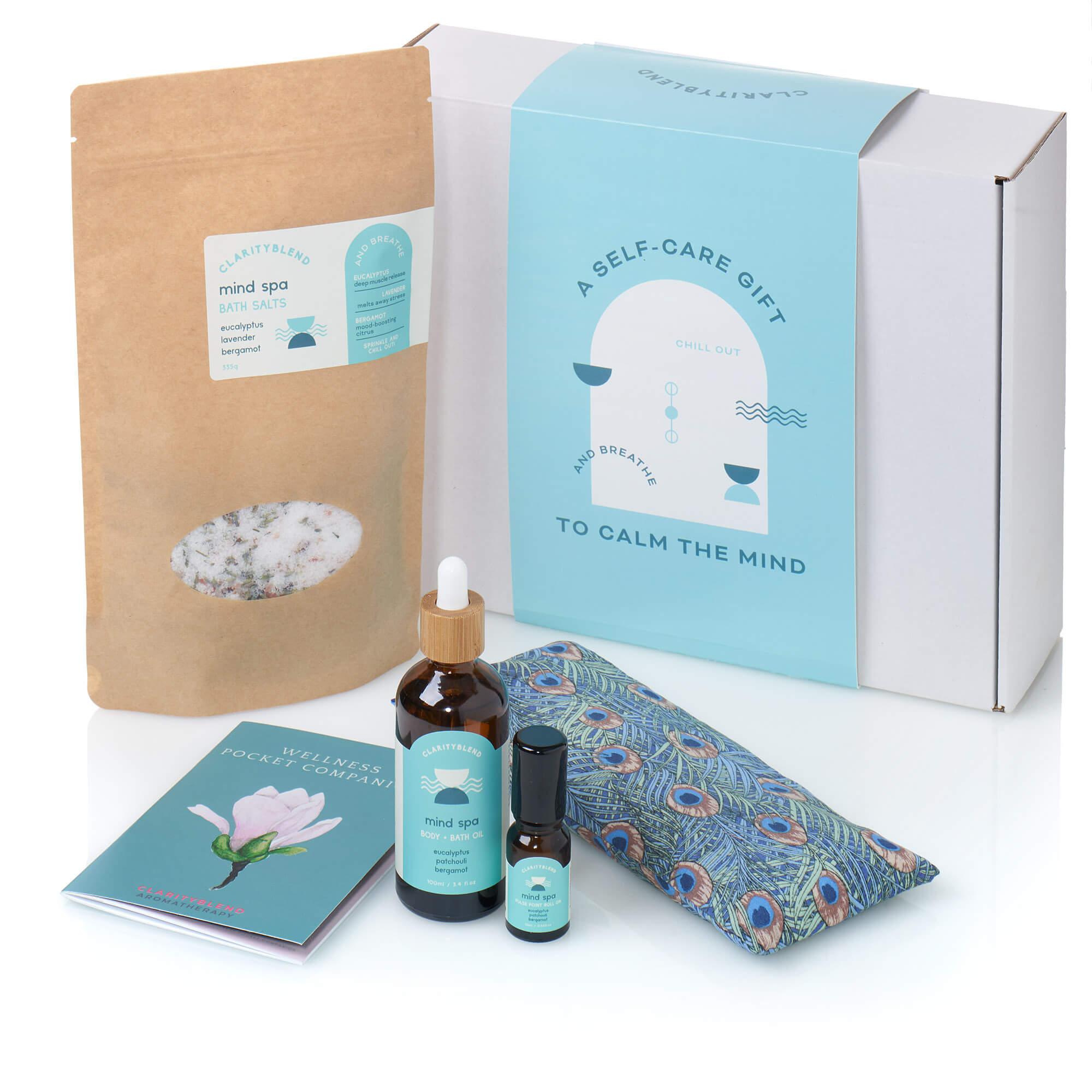 Clarity Blend The Mind Spa™ Large Personalised Aromatherapy Pamper Set