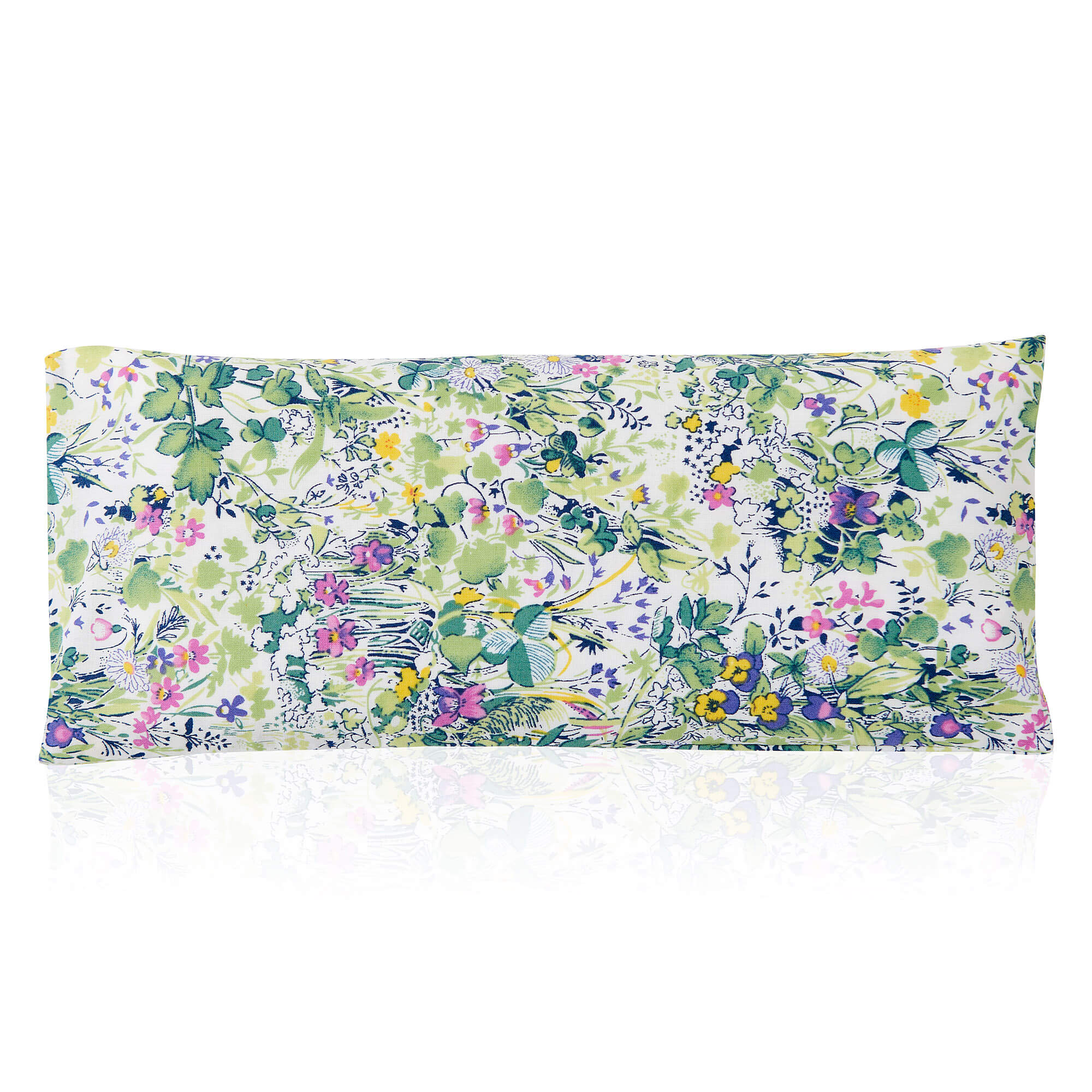 Clarity Blend Relaxation Eye Pillow Green Garden Pattern