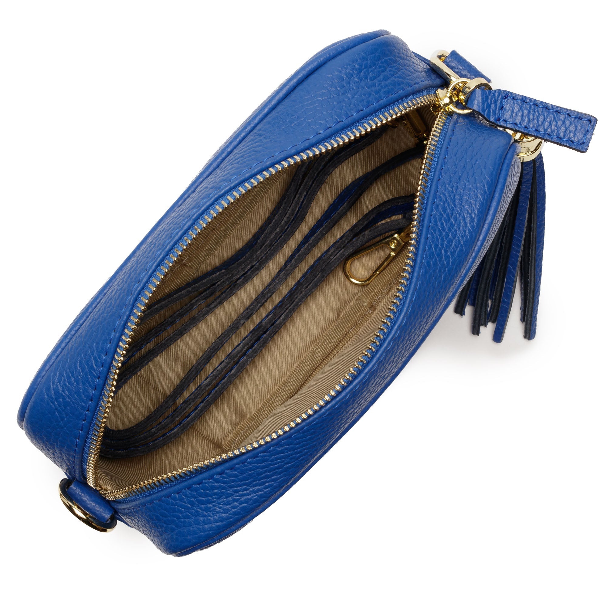 Elie Beaumont Crossbody Tassel Cobalt Blue