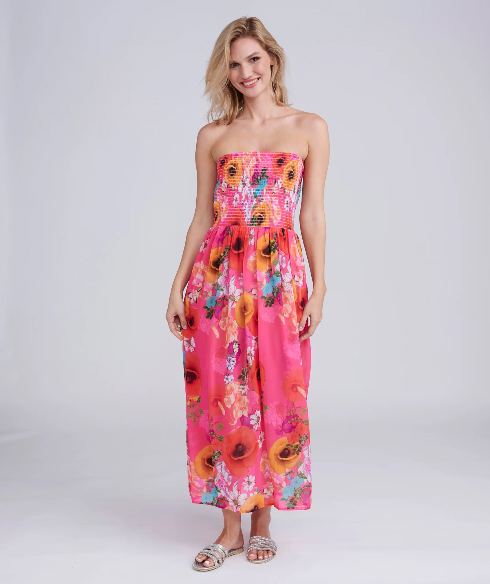 Copacabana - Strapless Maxi Beach Dress