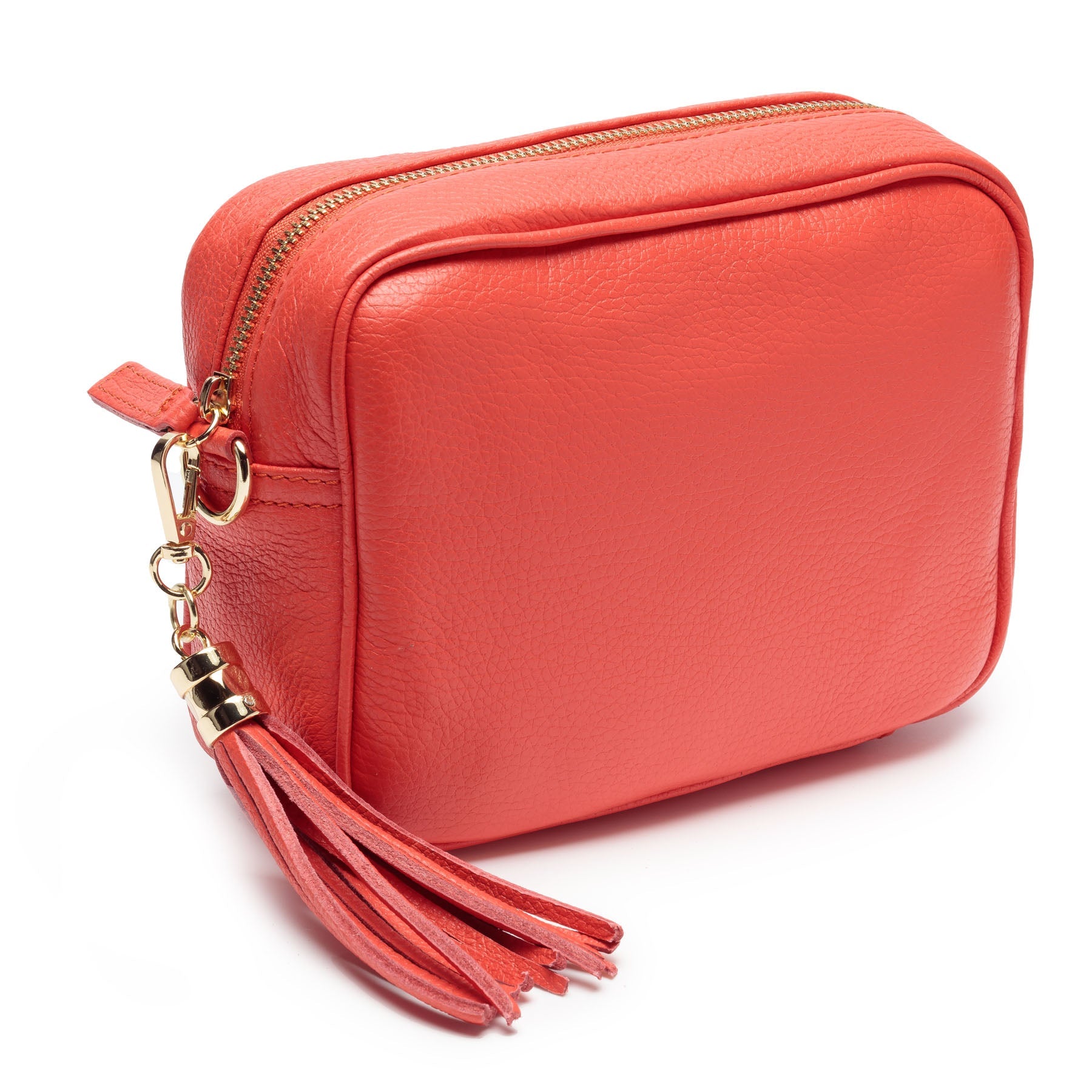 Elie Beaumont Crossbody Tassel Coral