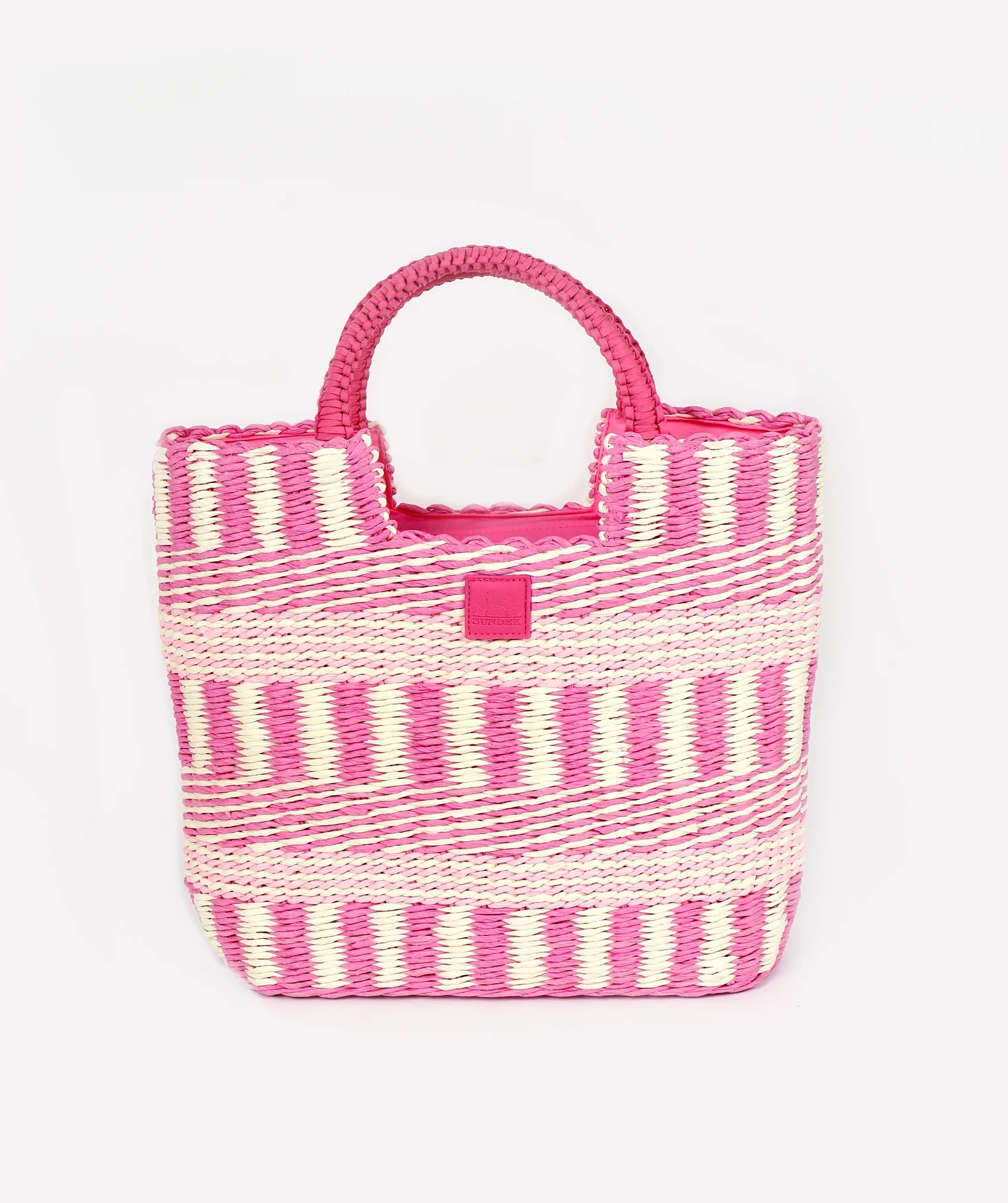 Dahlia - Straw Tote Bag