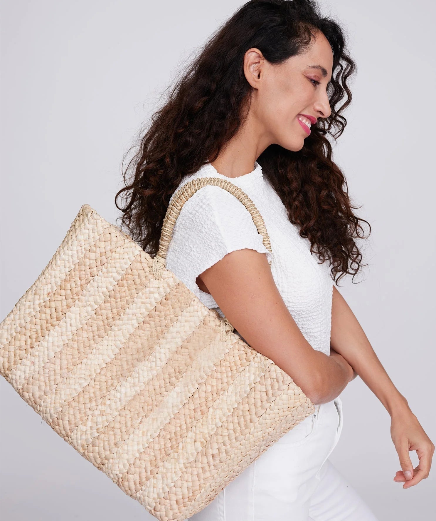 Dolores - Straw Beach Basket