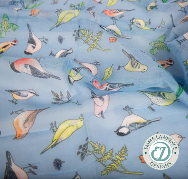 Recycled Bottle Scarf - Birds