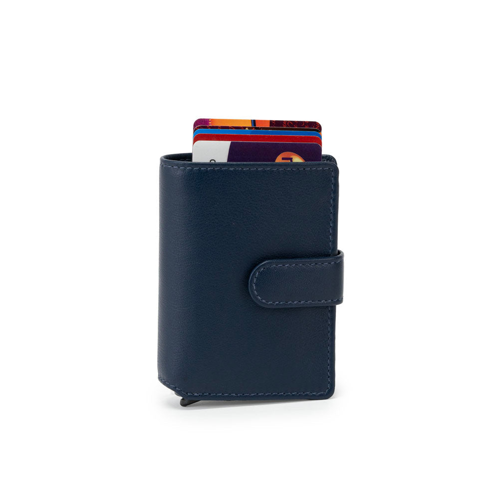 Campo Marzio Axel Card Holder - Ocean Blue