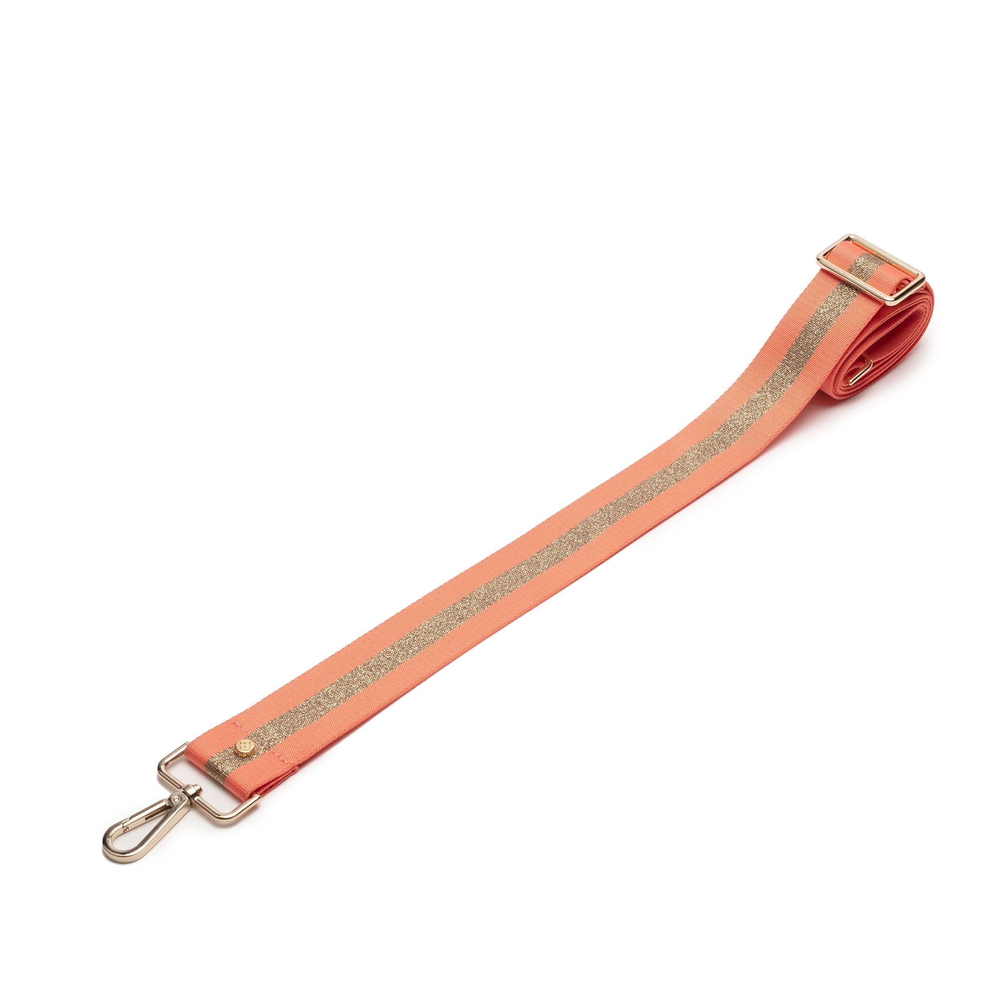 Elie Beaumont Crossbody strap - Peach Sparkle