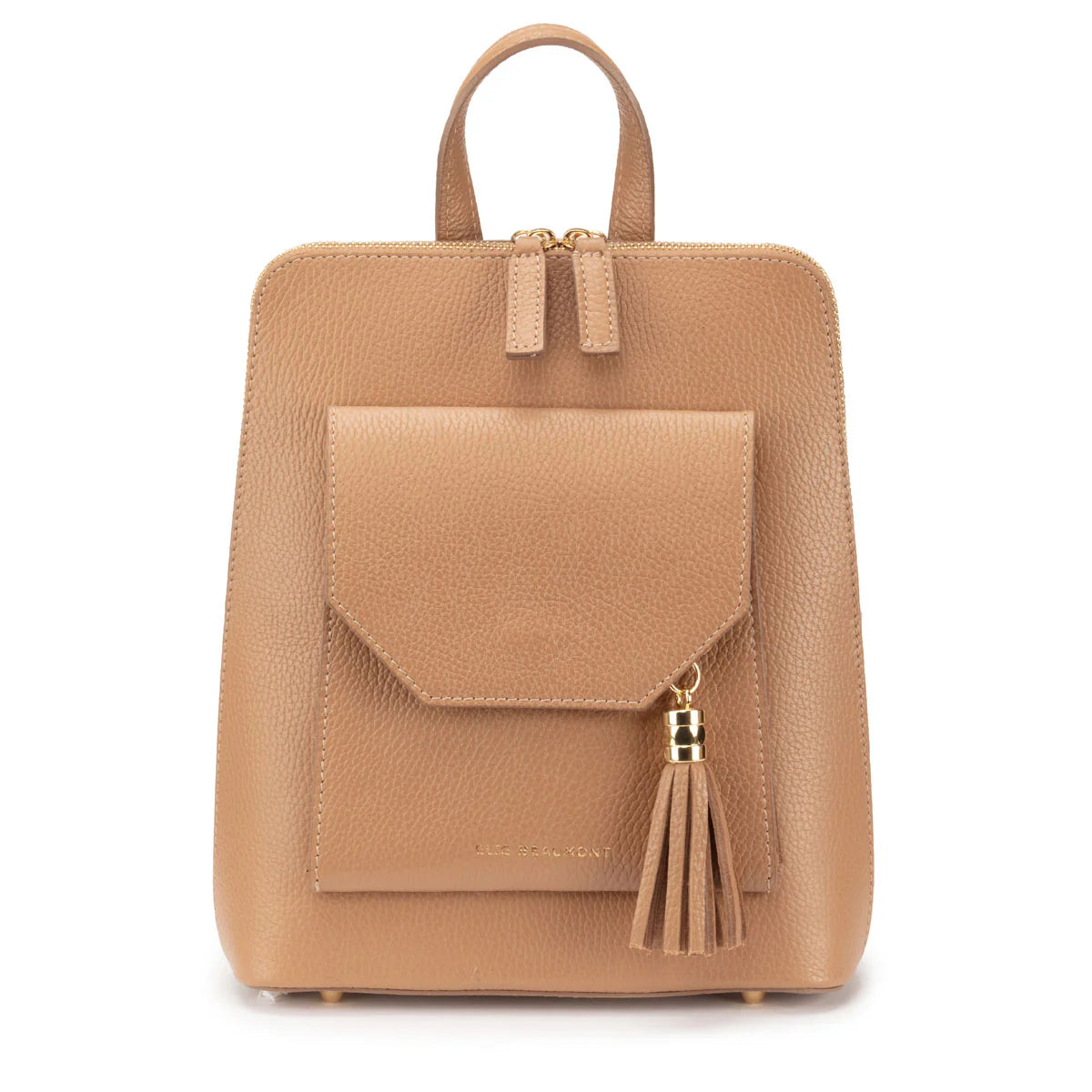 Elie Beaumont Verso Backpack/Crossbody Camel