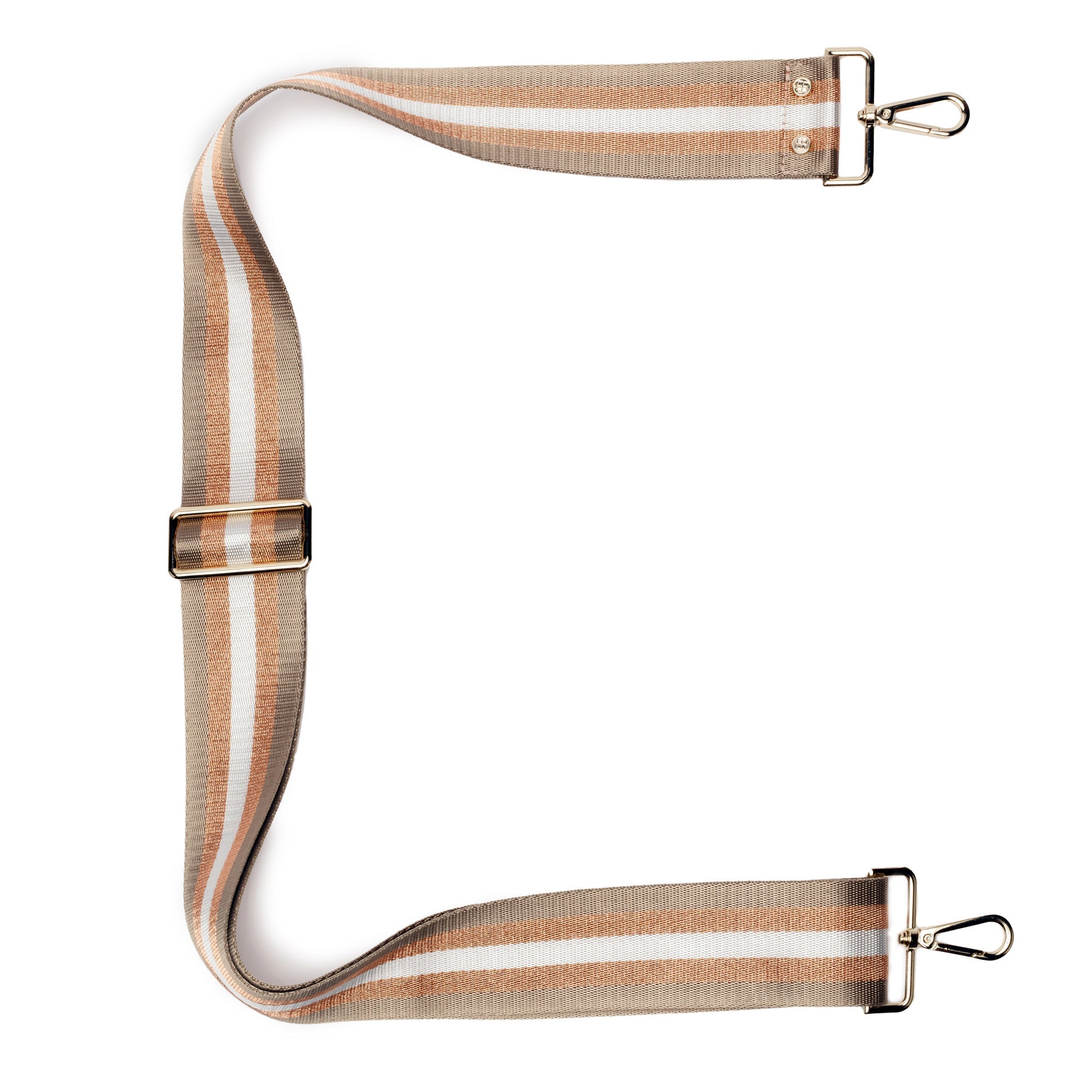 Elie Beaumont Crossbody strap - Champagne Stripes