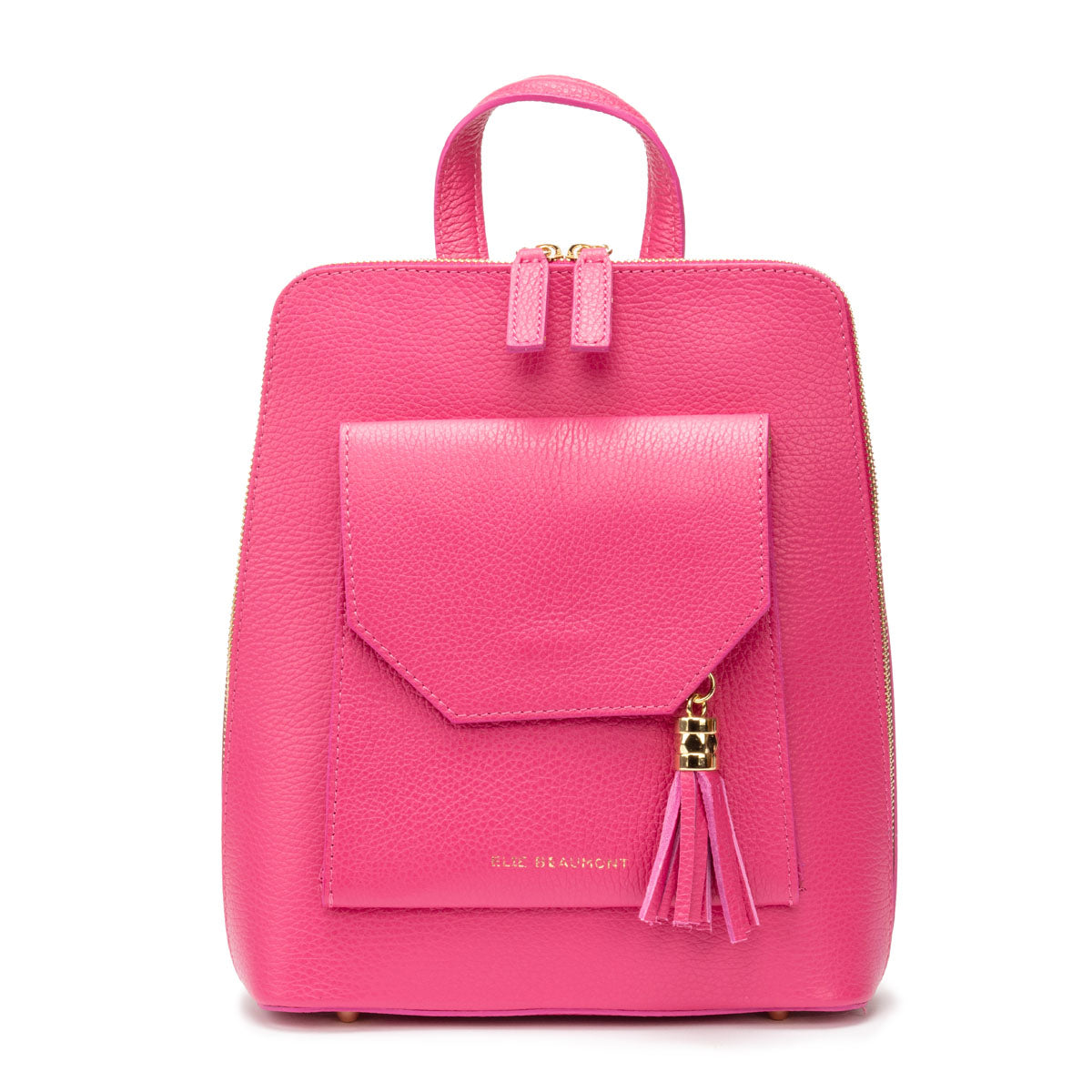 Elie Beaumont Verso Backpack/Crossbody Cerise