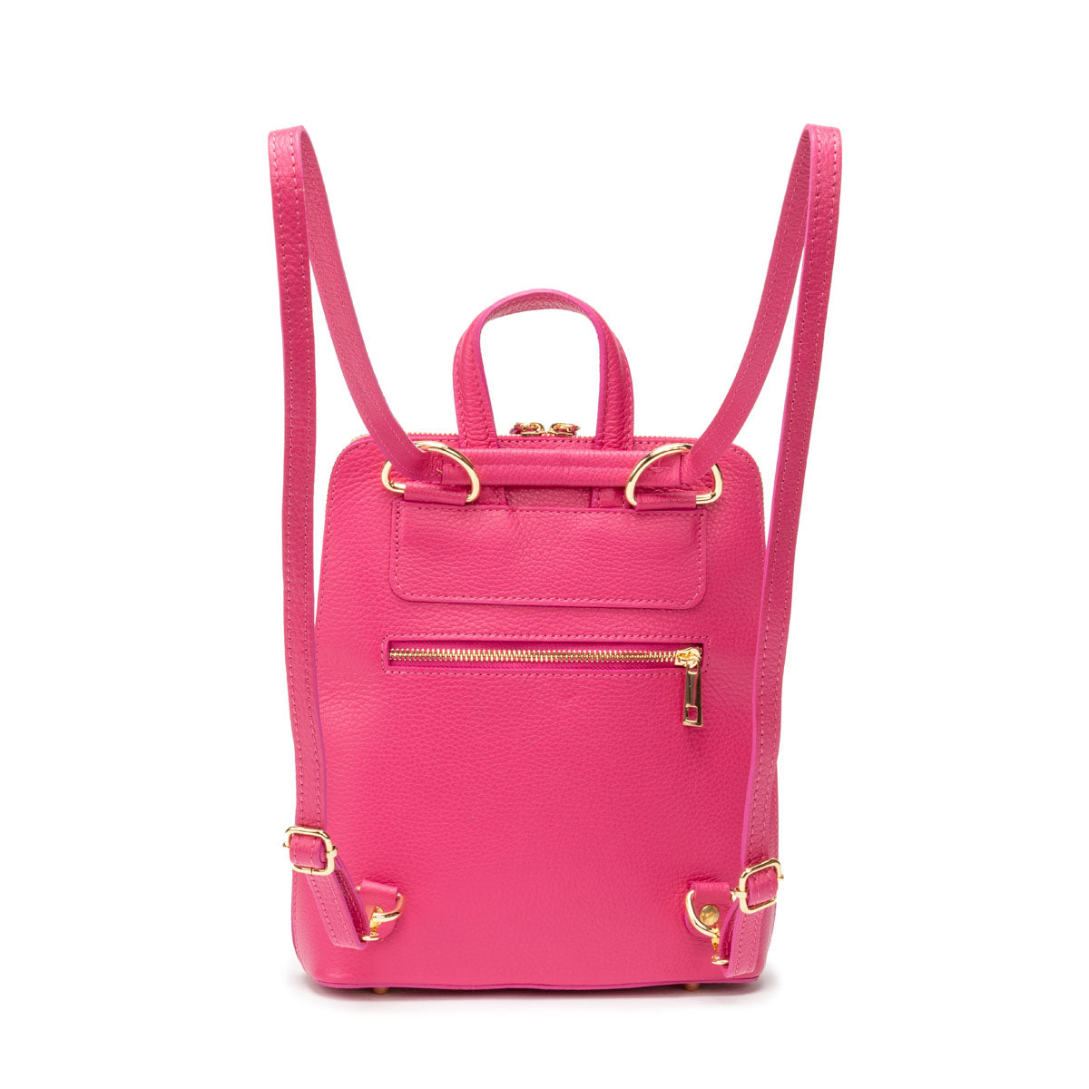 Elie Beaumont Verso Backpack/Crossbody Cerise