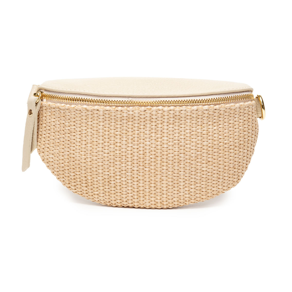 Elie Beaumont Raffia Sling Bag Stone