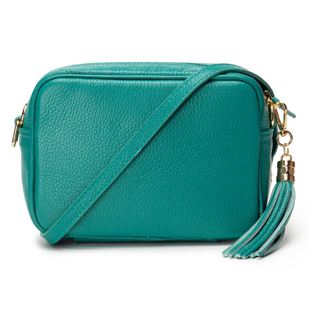 Elie Beaumont Crossbody Tassel Aquamarine