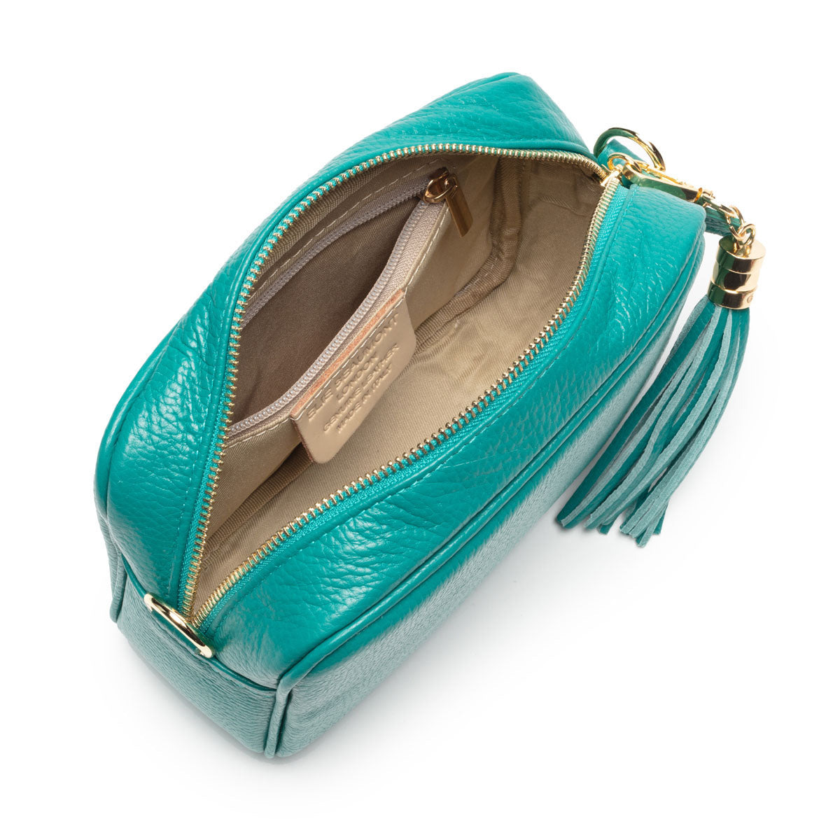 Elie Beaumont Crossbody Tassel Aquamarine