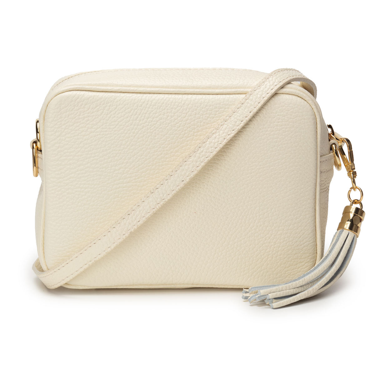 Elie Beaumont Crossbody Tassel Ivory