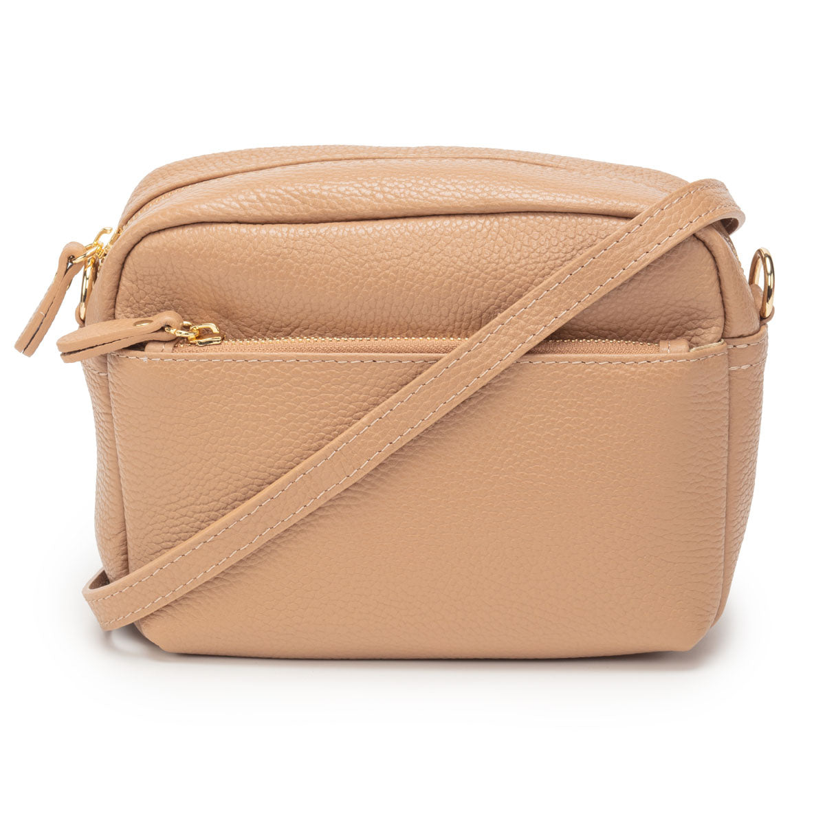 Elie Beaumont Crossbody Town Bag Camel