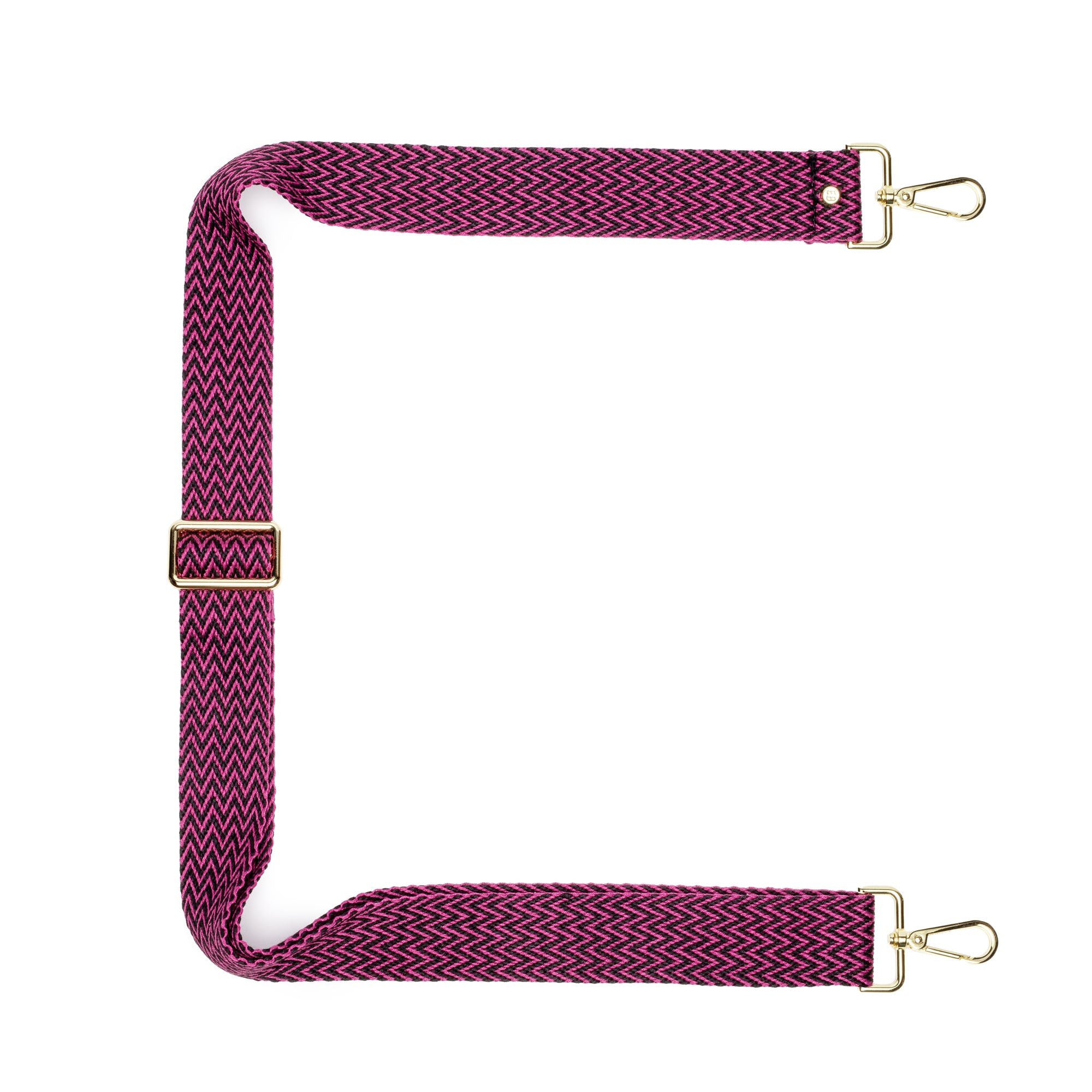 Elie Beaumont Crossbody strap - Purple Zigzag