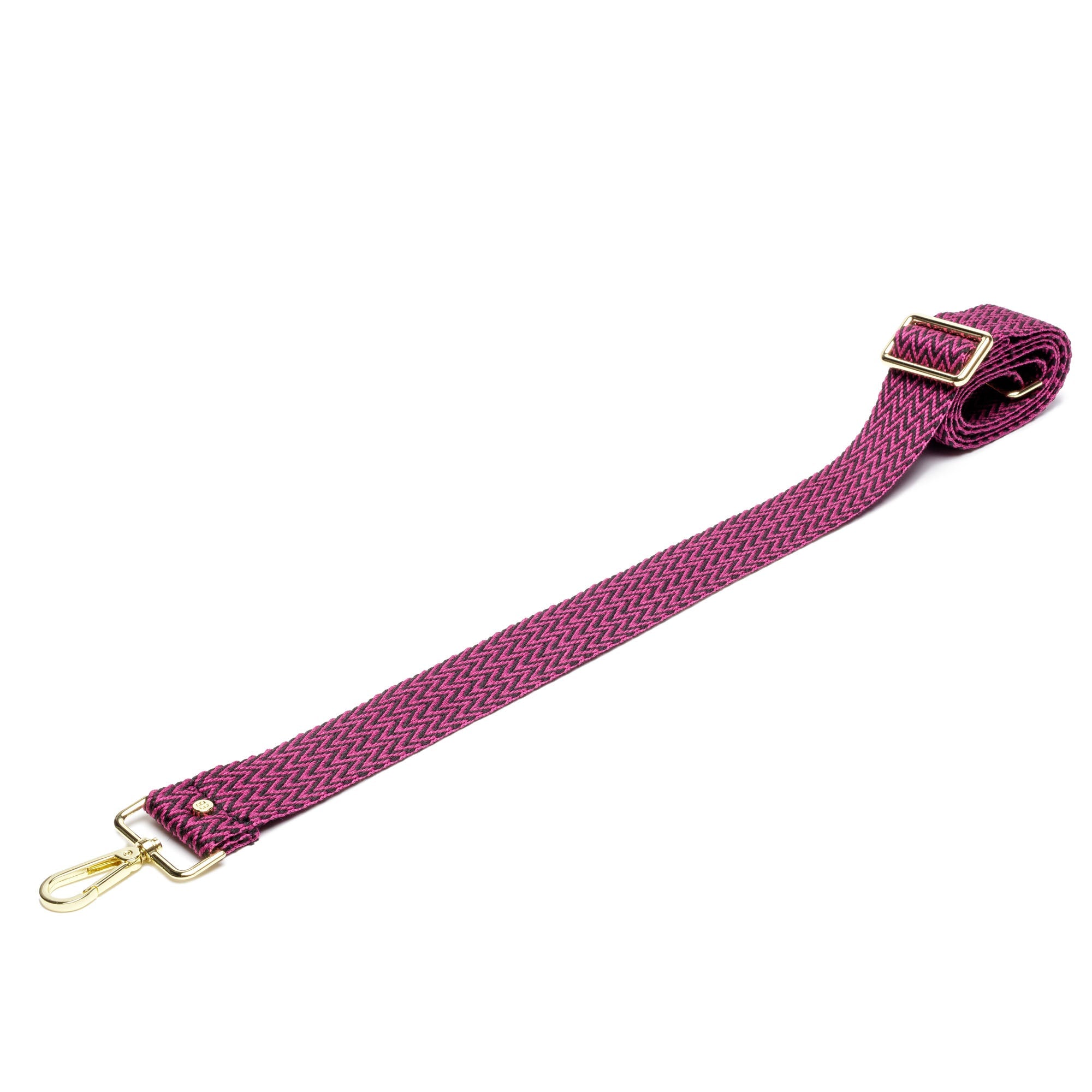 Elie Beaumont Crossbody strap - Purple Zigzag