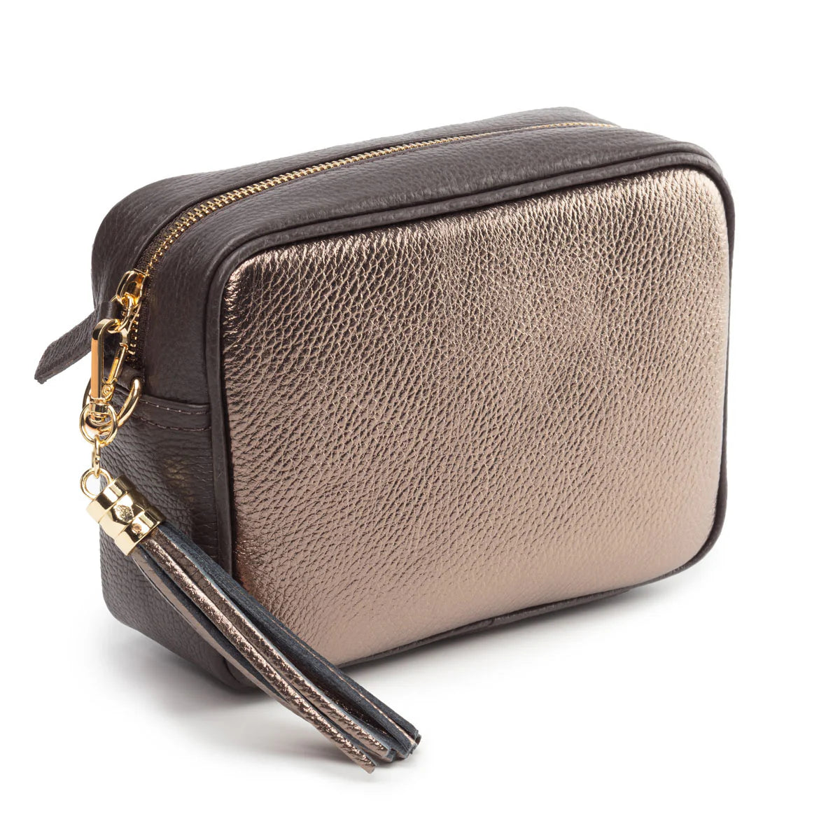 Elie Beaumont Crossbody Metallic Blend Bronze