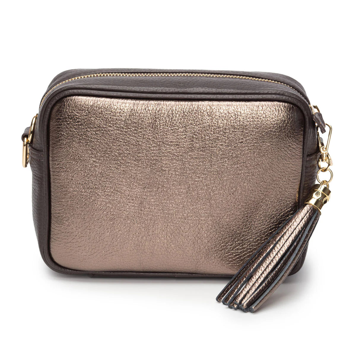 Elie Beaumont Crossbody Metallic Blend Bronze