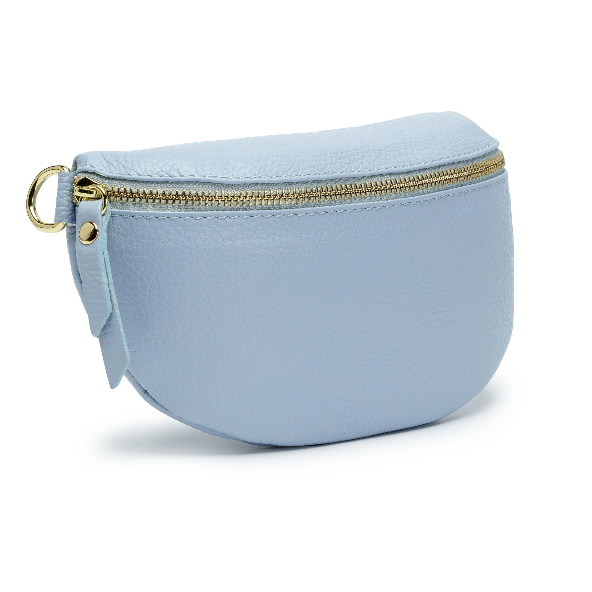 Elie Beaumont Sling Bag - Powder Blue (Sky Blue Chevron Strap)