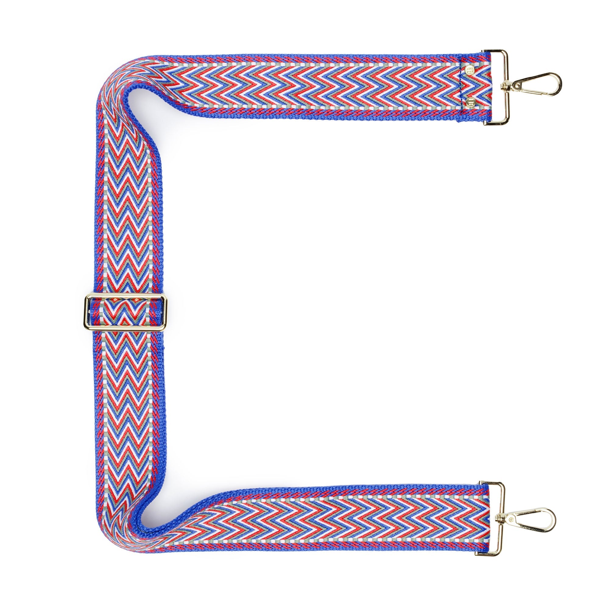 Elie Beaumont Crossbody strap - Cobalt Grecian