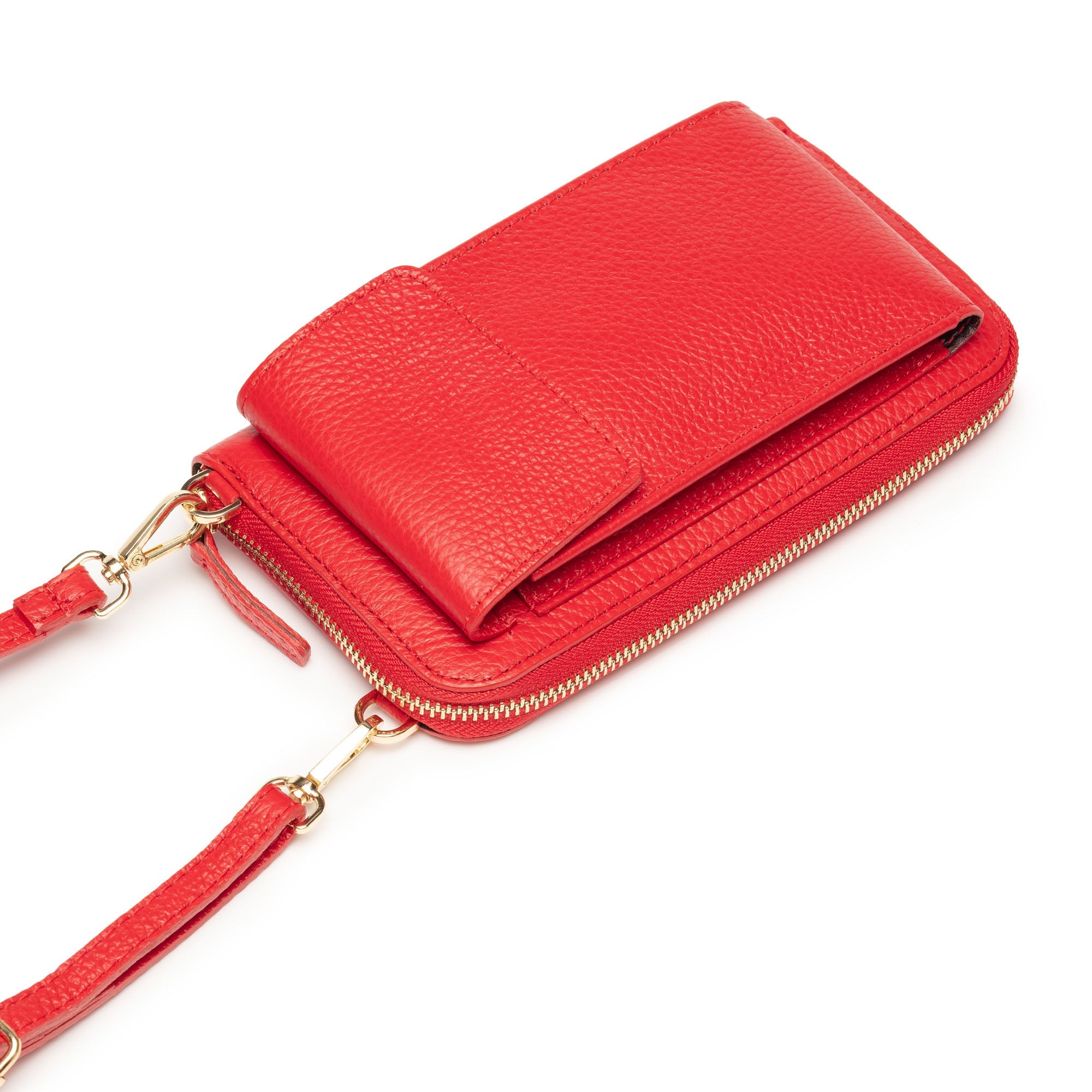 Elie Beaumont Phonebag Red (Blue Diamondstrap)