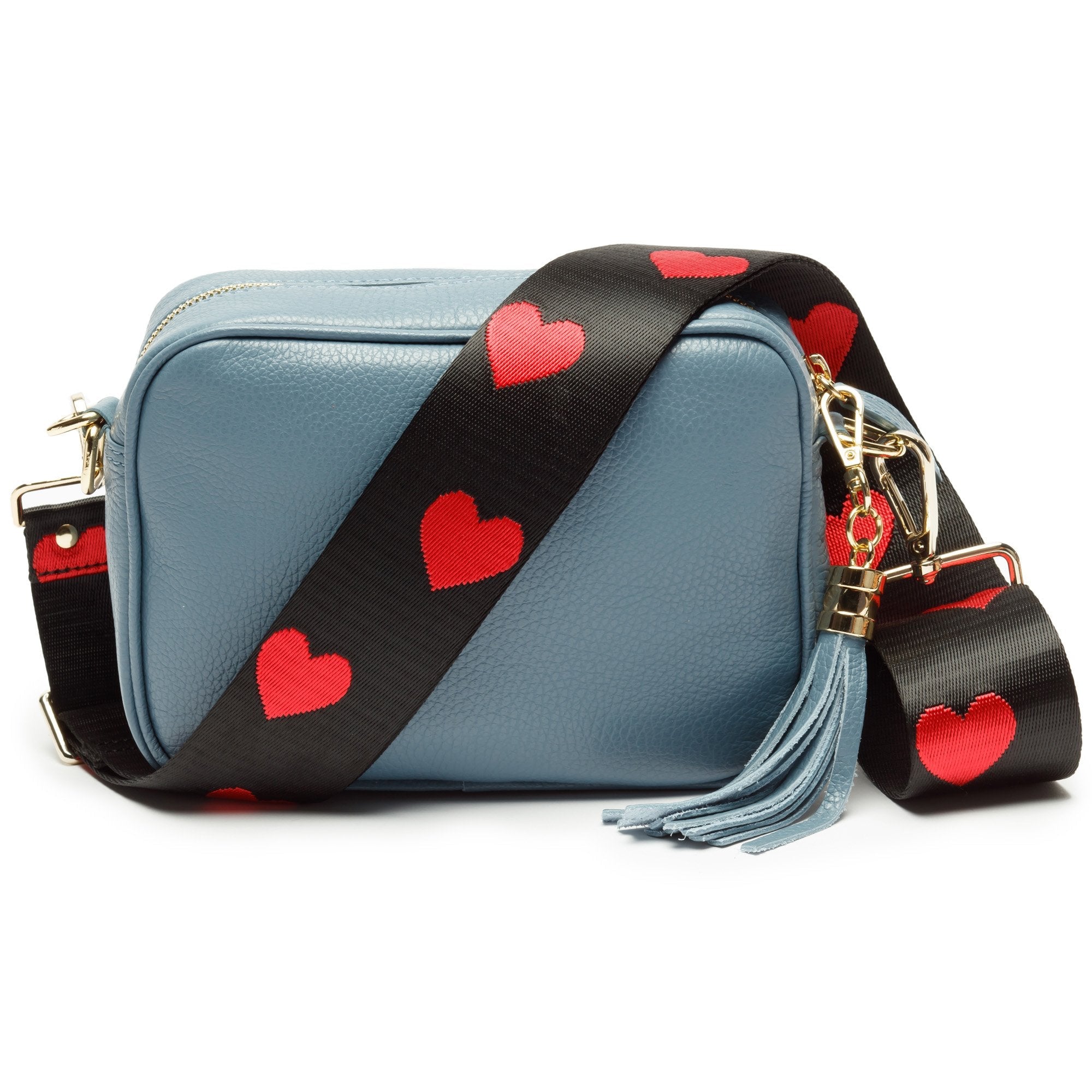 Elie Beaumont Crossbody strap - Red Hearts