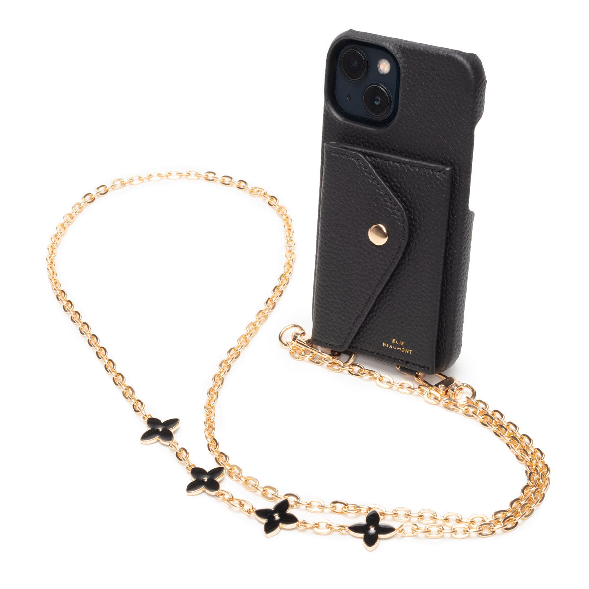 Elie Beaumont Phone Case - Black Daisy Chain