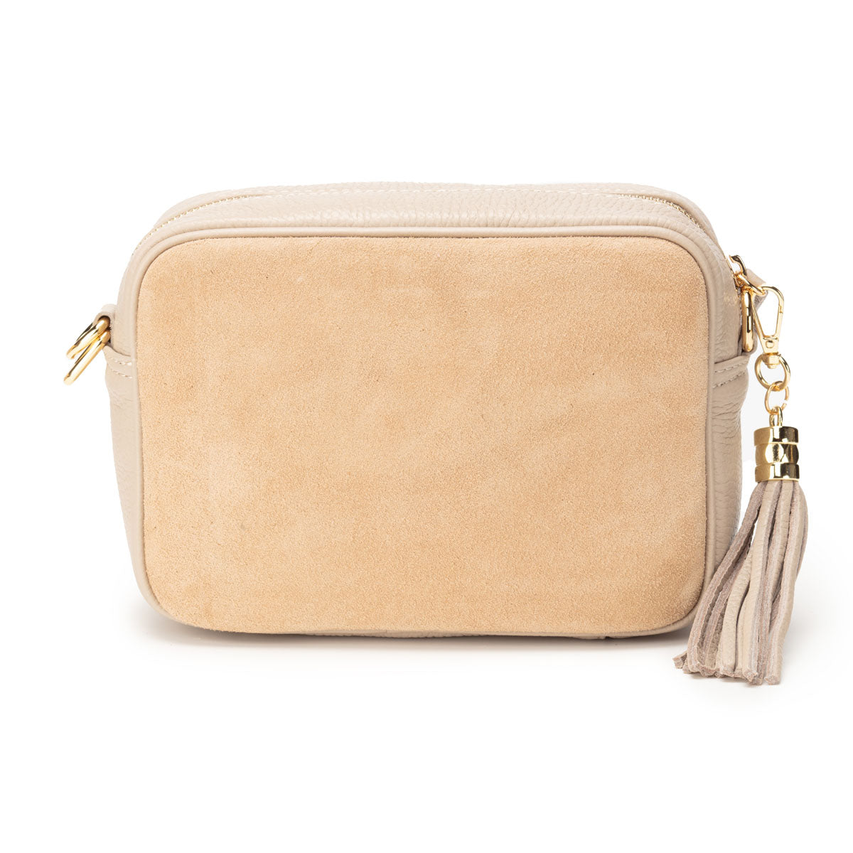 Elie Beaumont Crossbody Suede Biscuit