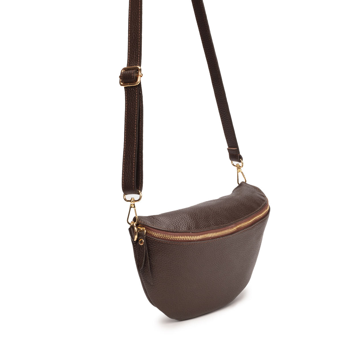 Elie Beaumont Sling Bag - Chocolate Large