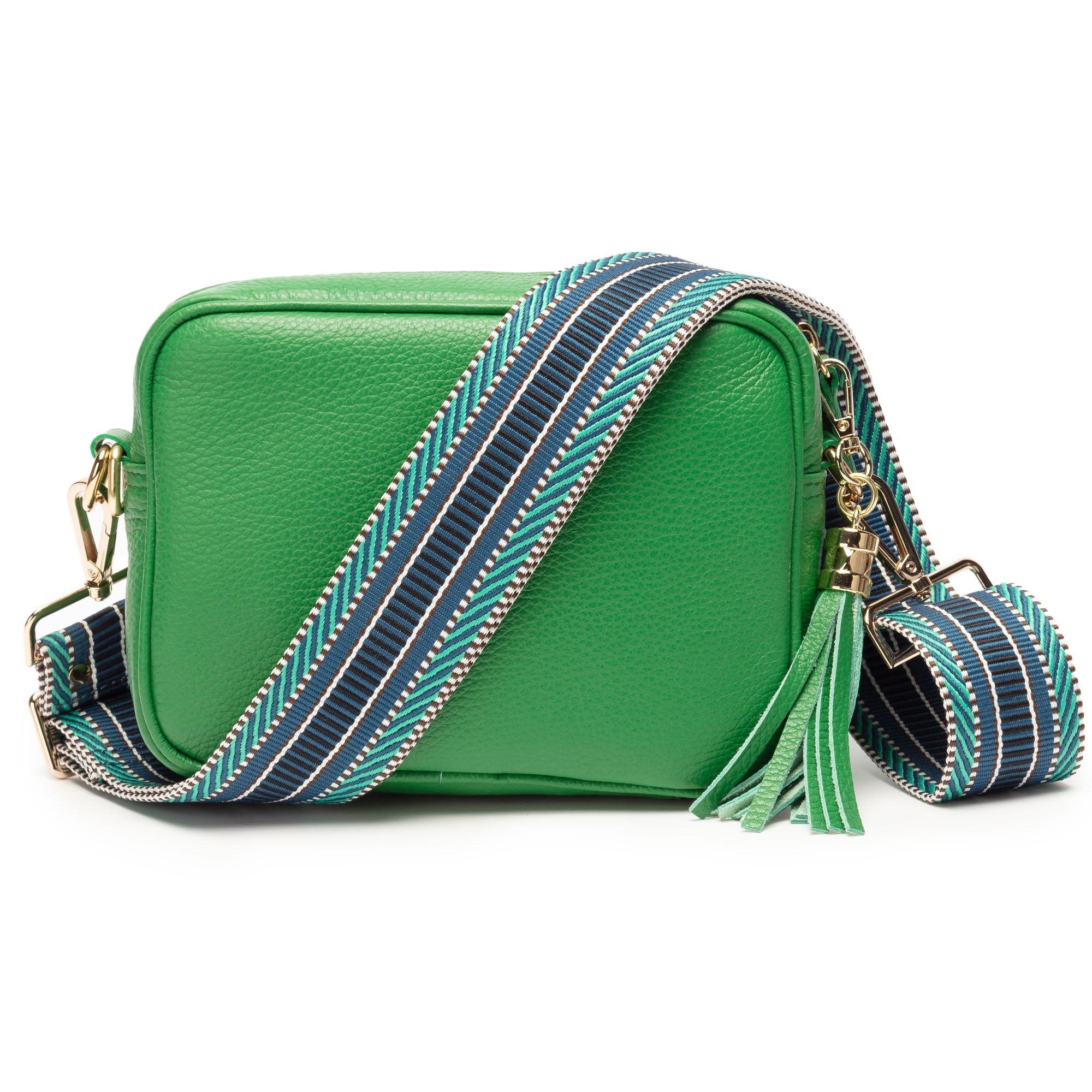 Elie Beaumont Crossbody Tassel Emerald