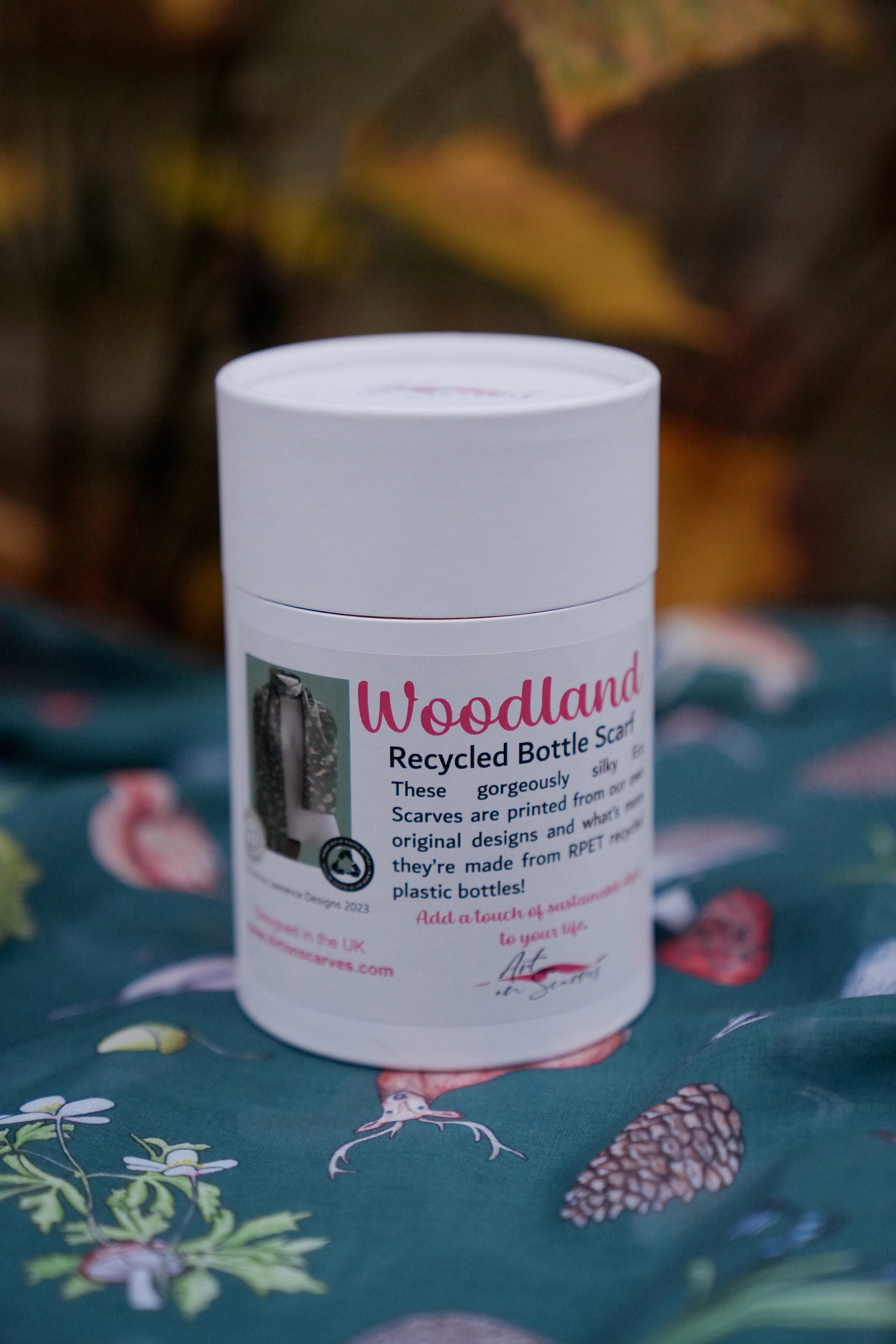 Recycled Bottle Scarf - Woodland