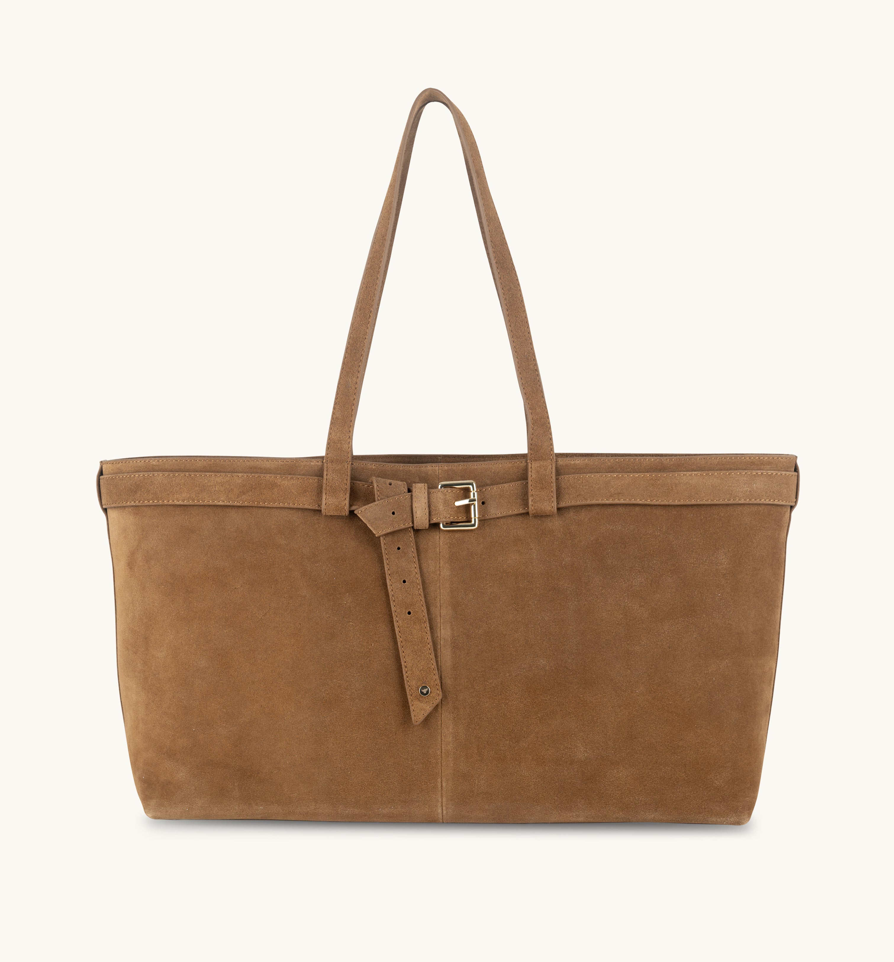 Apatchy London The Esme Tan Suede Bag