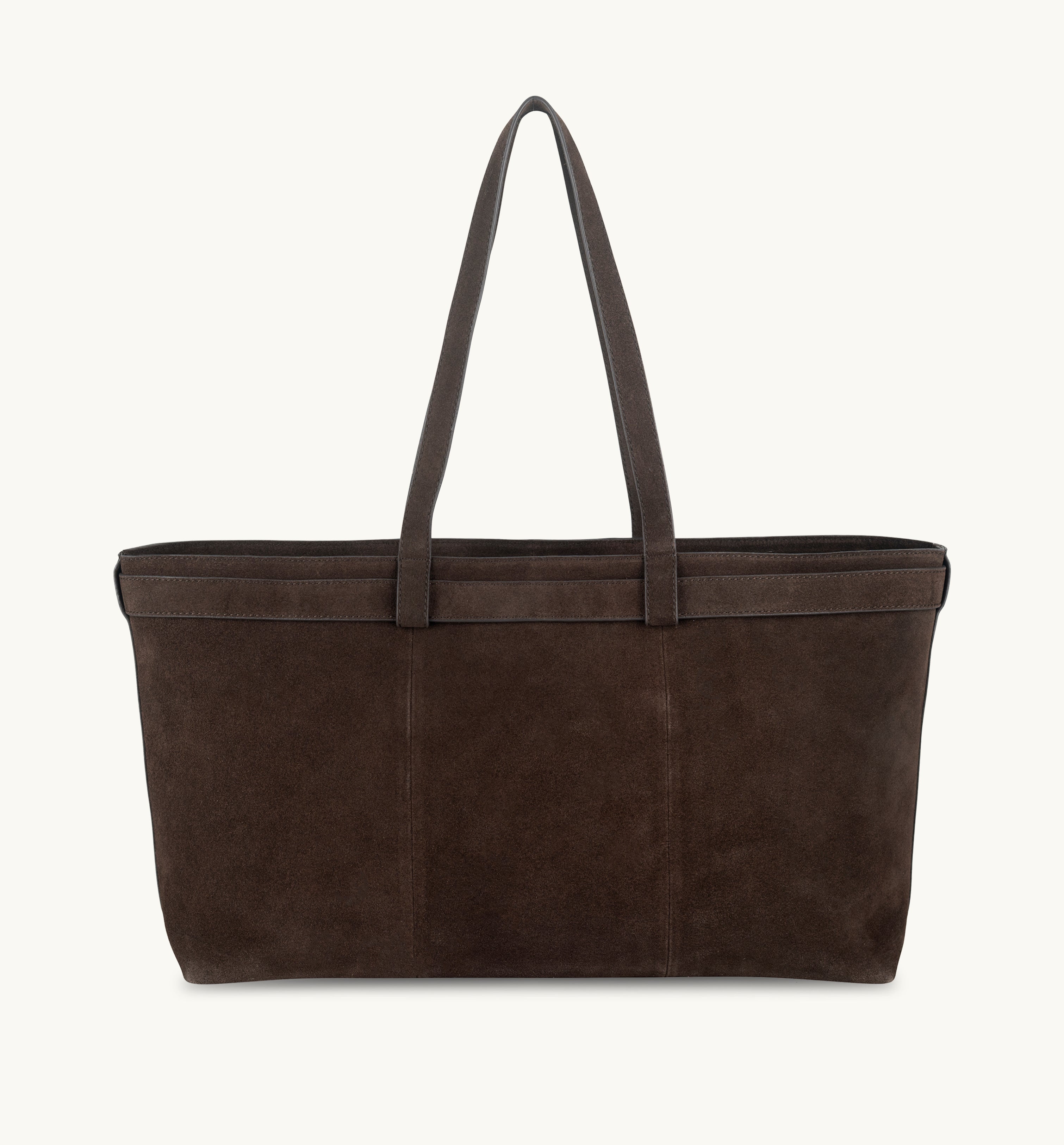 Apatchy London The Esme Chocolate Suede Bag