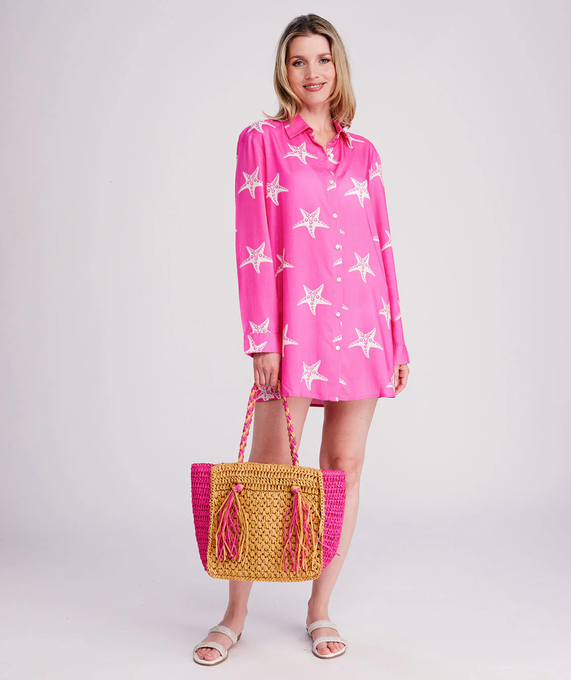 Estrella  - Beach Shirt Dress