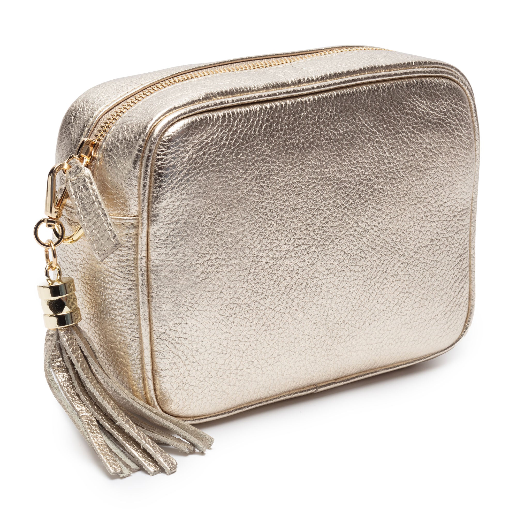 Elie Beaumont Crossbody Tassel Gold