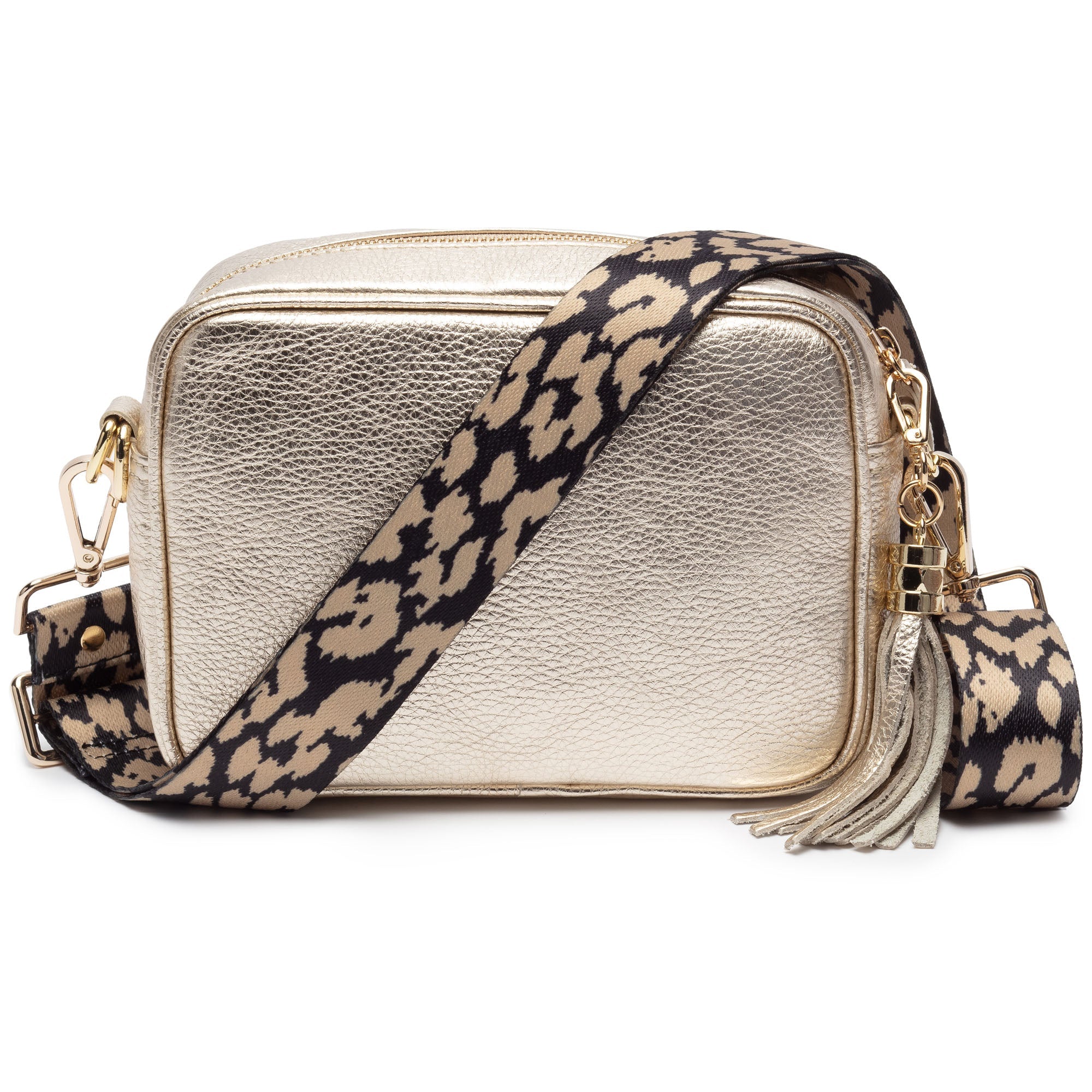 Elie Beaumont Crossbody Tassel Gold