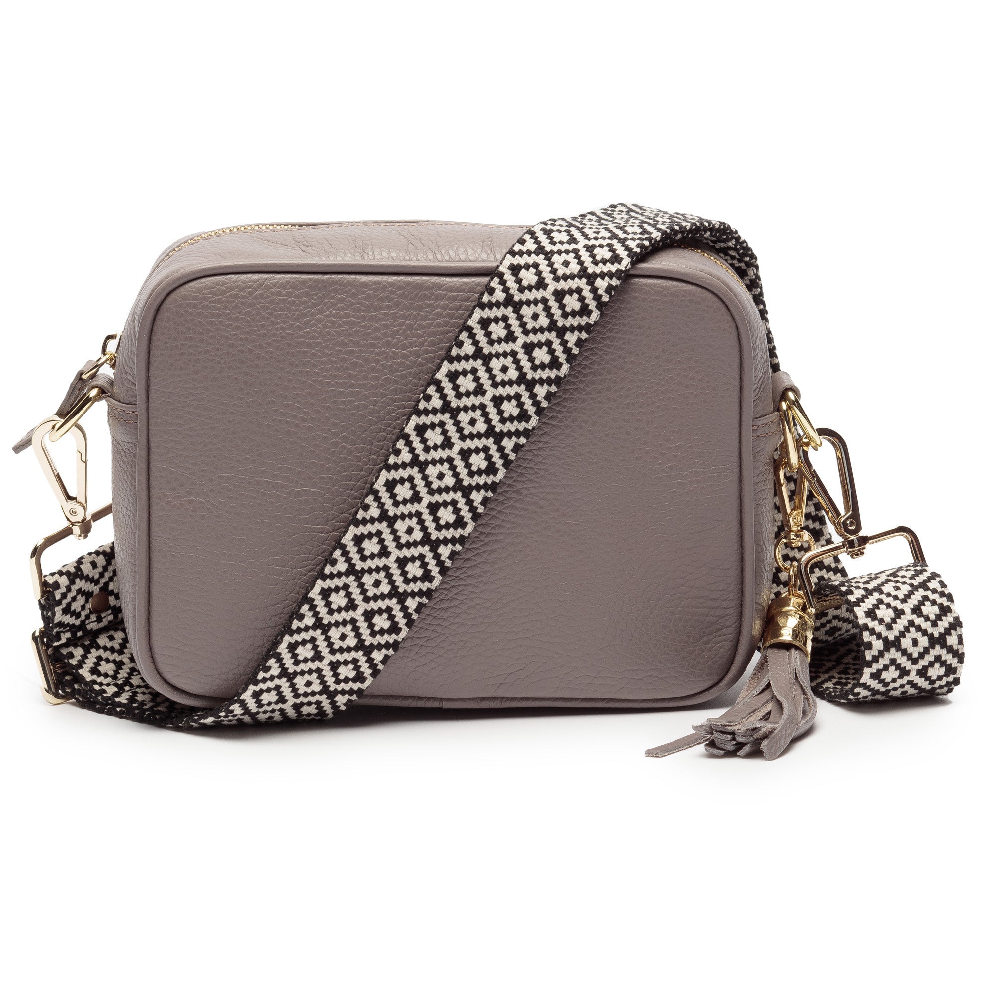 Elie Beaumont Crossbody Tassel Grey