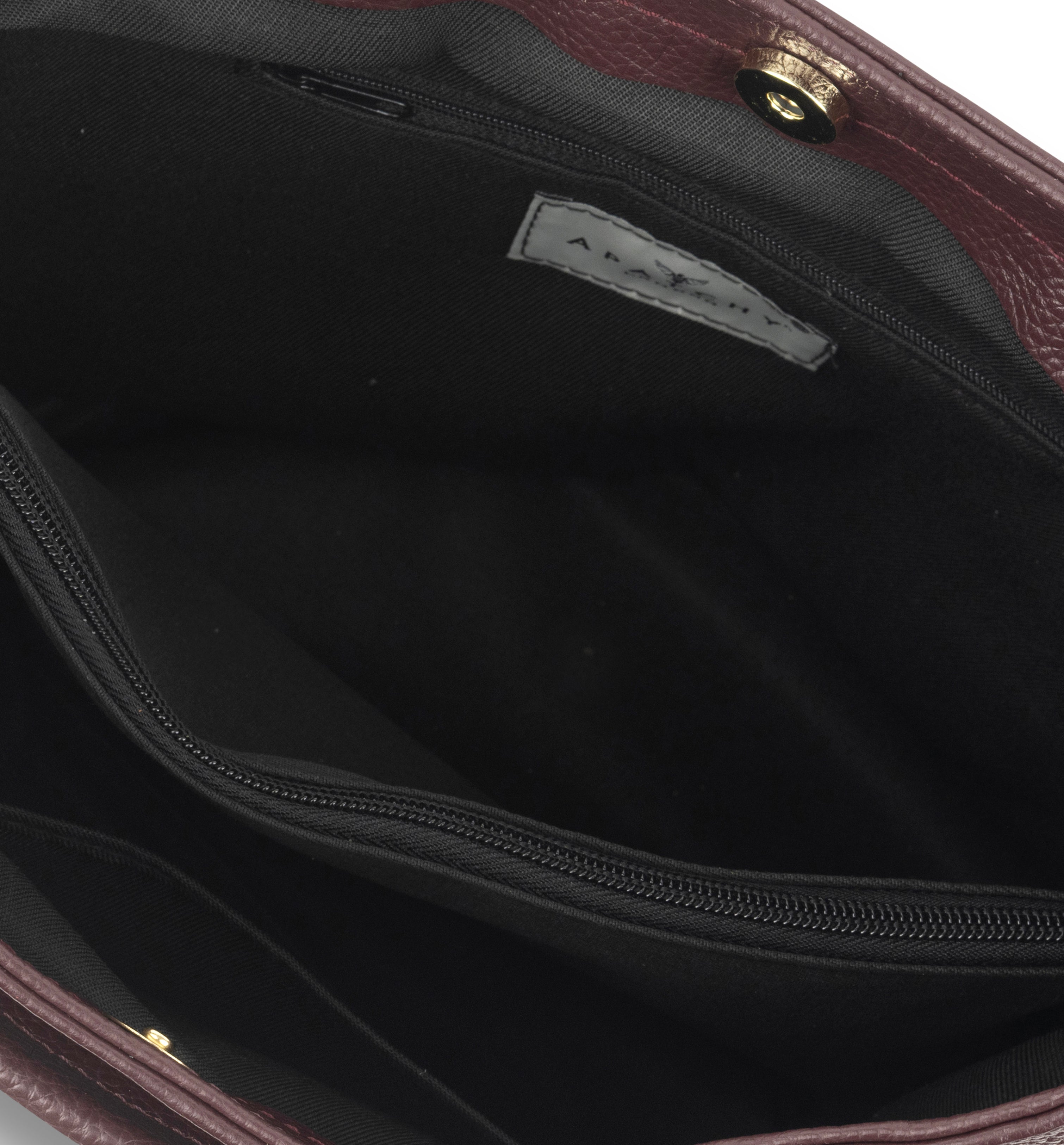 Apatchy London The Harriet Burgundy Leather Bag
