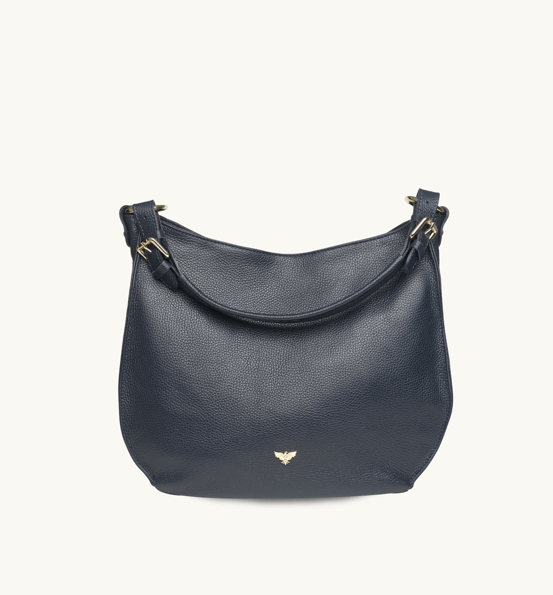 Apatchy London The Harriet Navy Leather Bag
