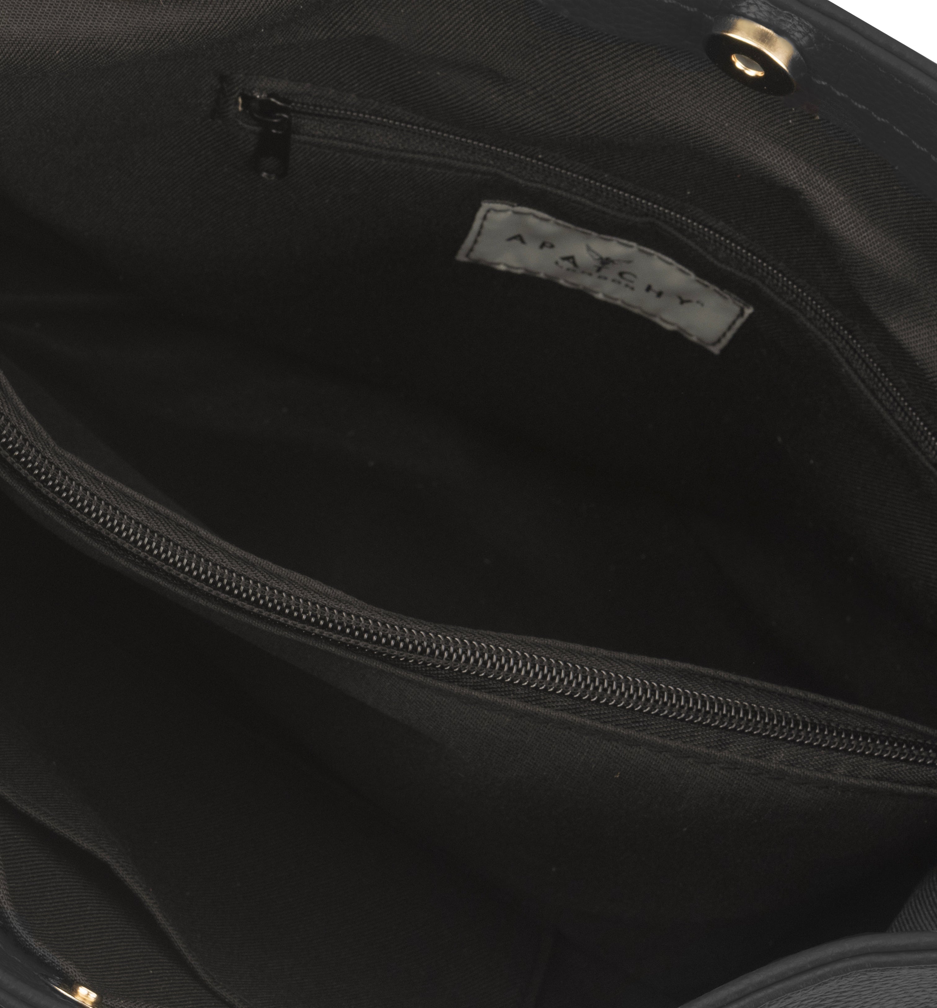 Apatchy London The Harriet Black Leather Bag