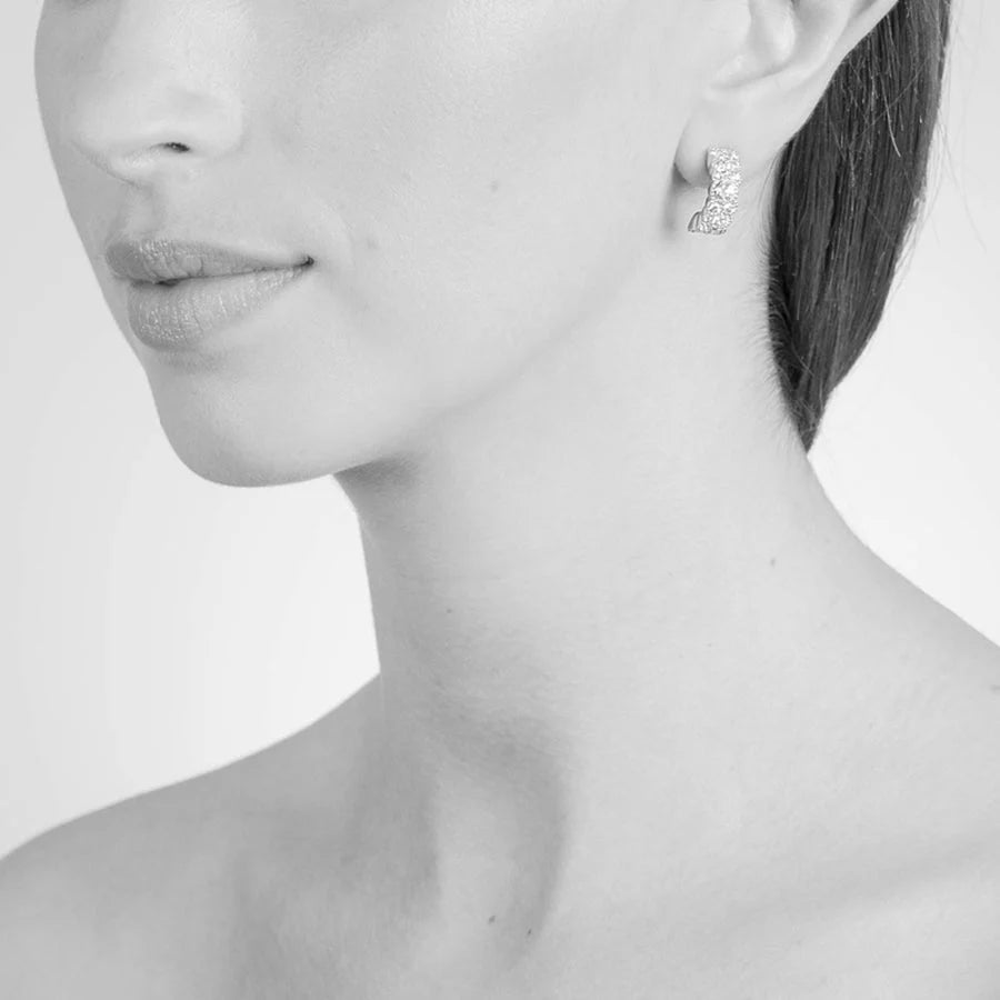 Cachet London Halia 15mm Silver Earrings