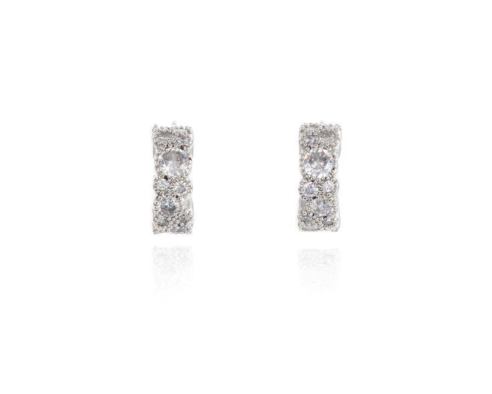 Halia 10mm Silver Earrings