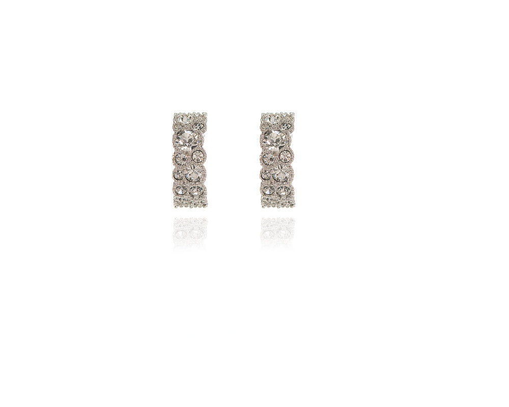 Halia 15mm Silver Earrings