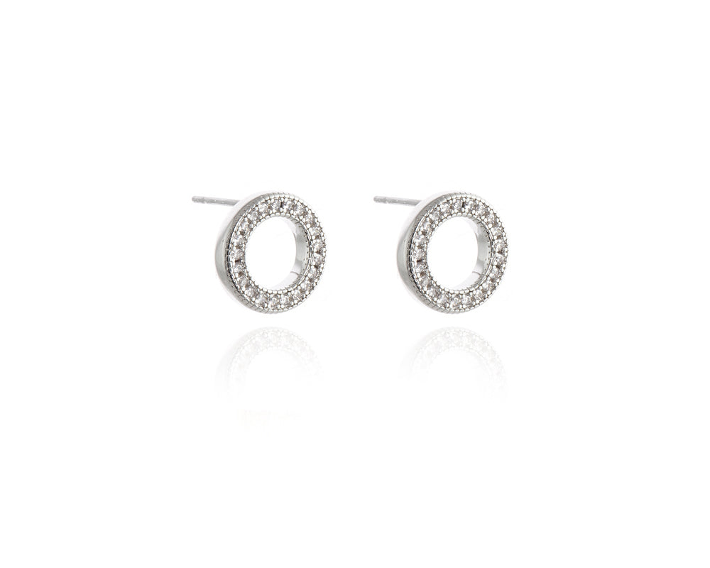 Cachet London Halo Silver Earrings