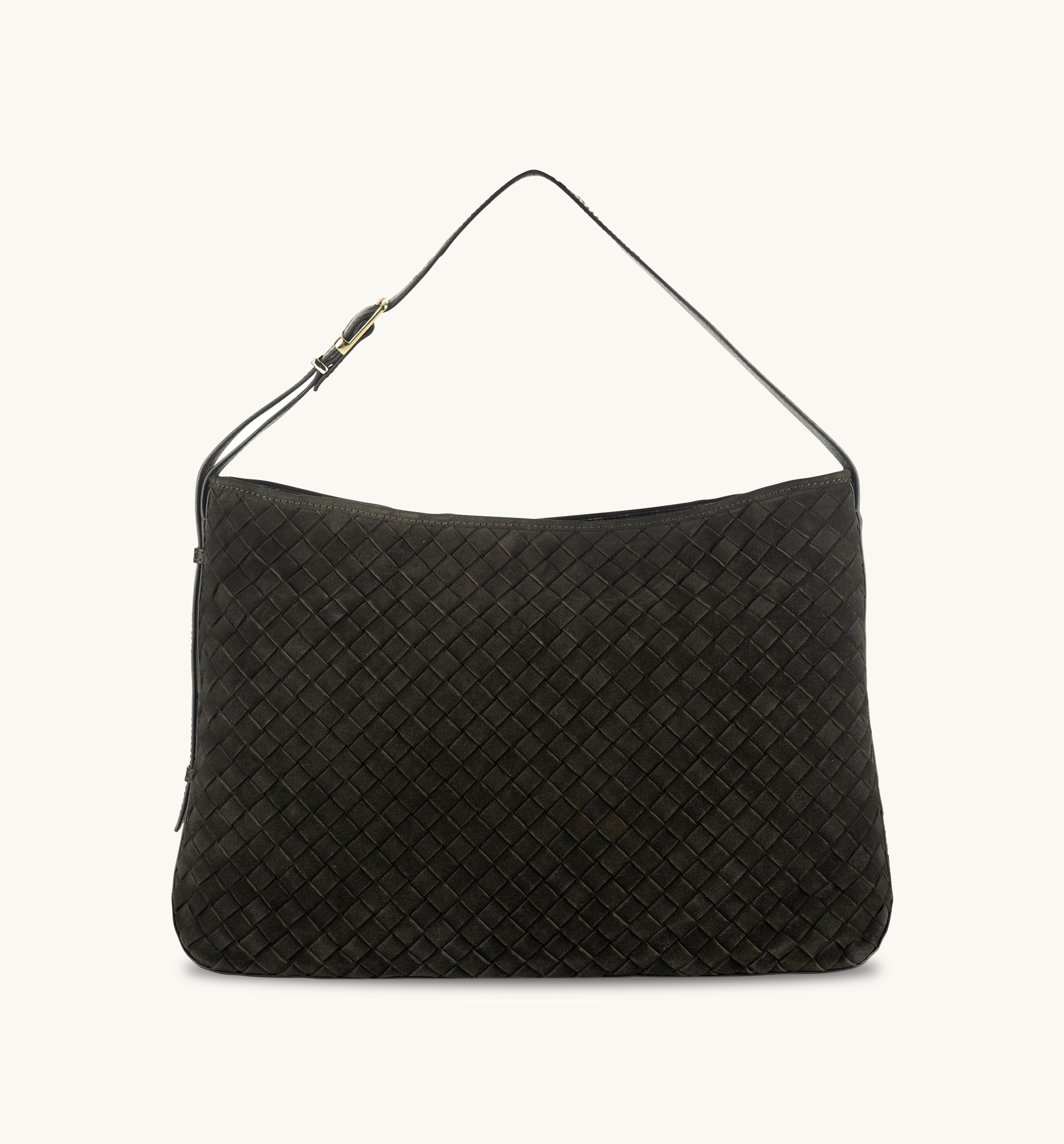 Apatchy London The Holly Chocolate Suede Bag