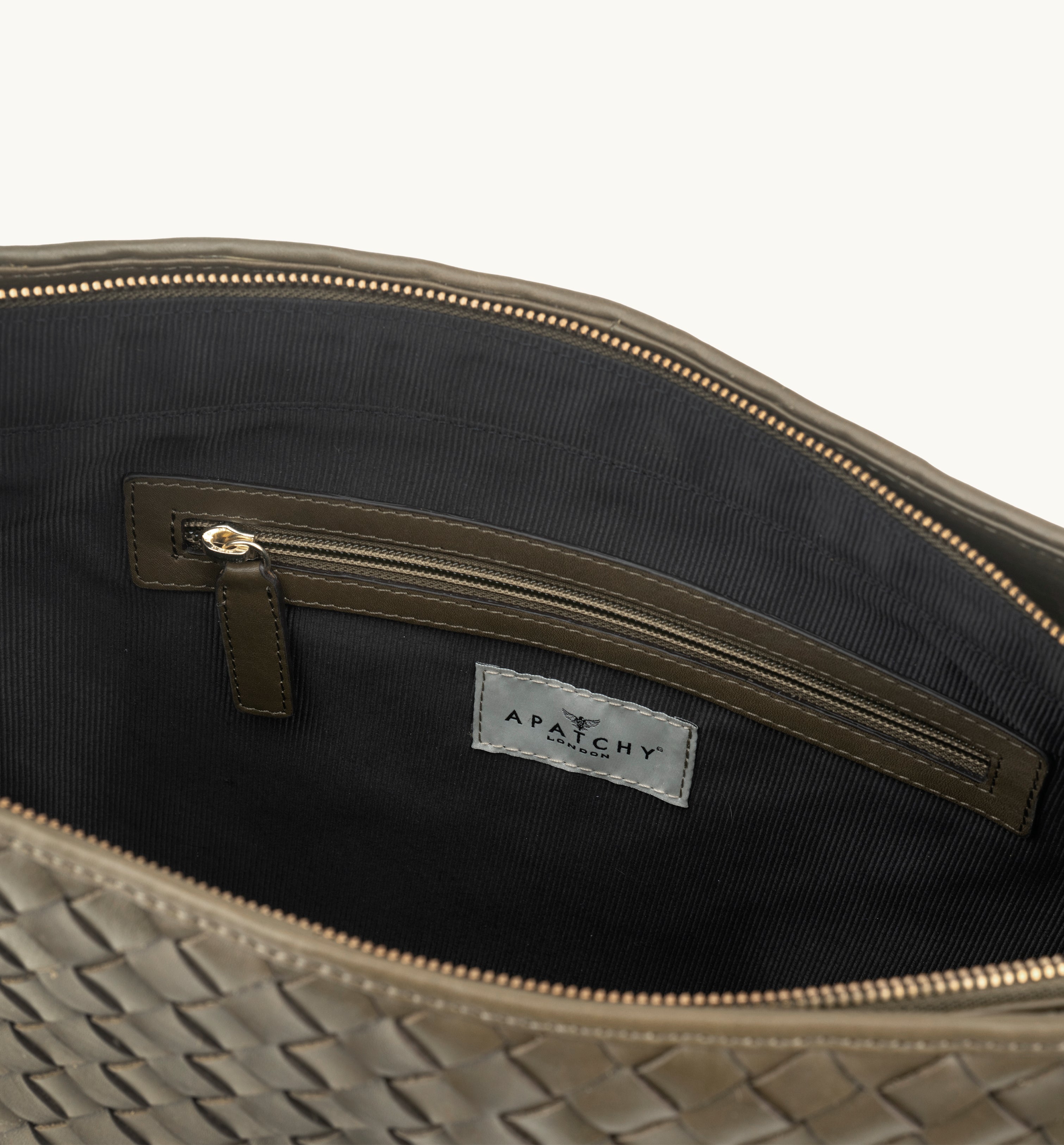 Apatchy London The Holly Olive Leather Bag