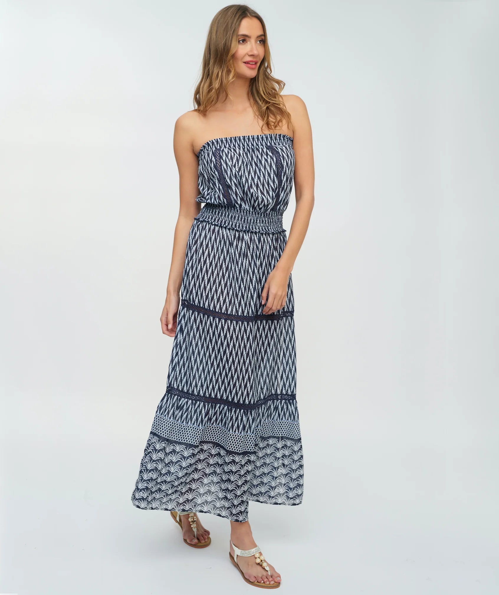 Inca - Strapless Maxi Beach Dress